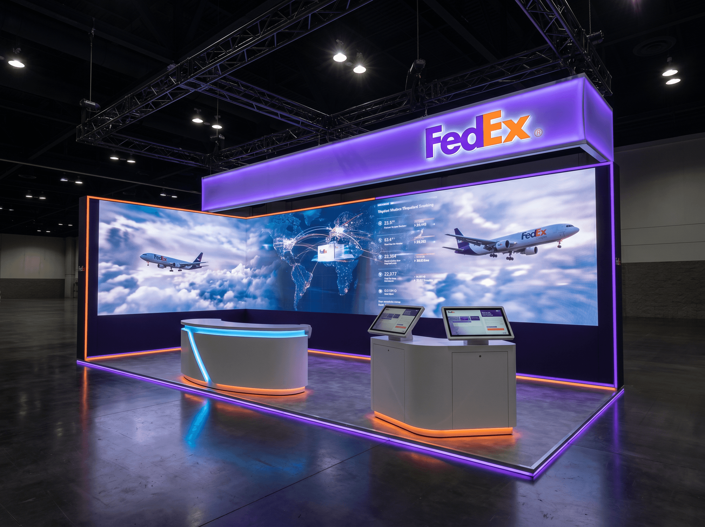 10 x 20 LED Exhibit Rental video preview