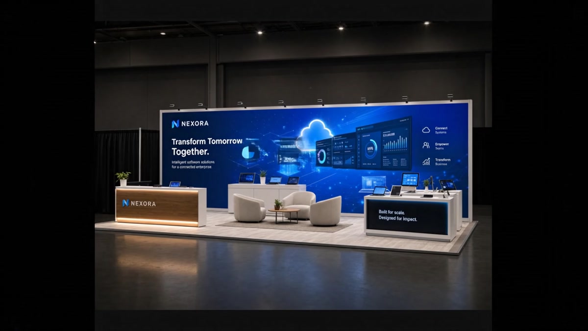 20 x 20 LED Exhibit Rental — 20x20 LED Exhibits exhibit rental in Las Vegas, primary catalog image