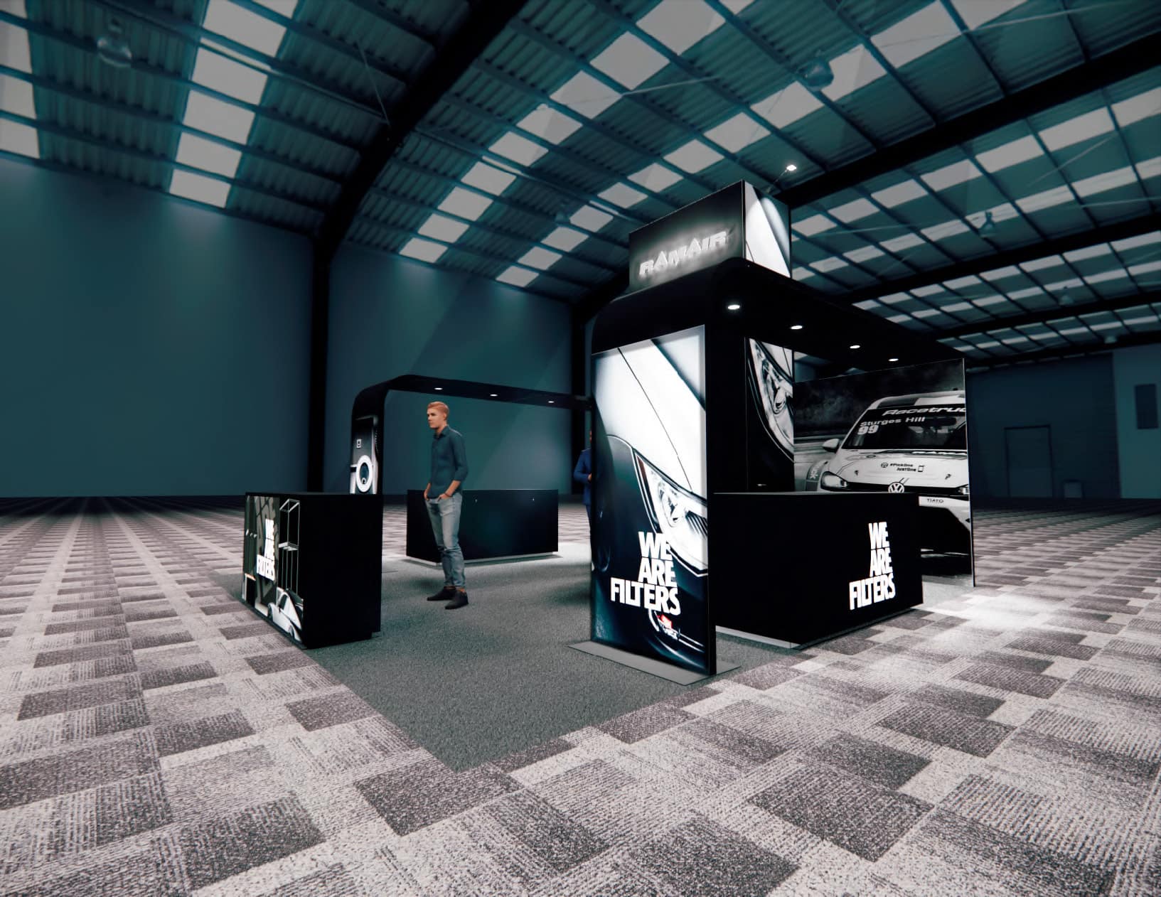 Shot Show trade show booth - 20x20 Expo — 20x20 Custom & Modular Exhibits exhibit rental in Las Vegas, catalog image 4
