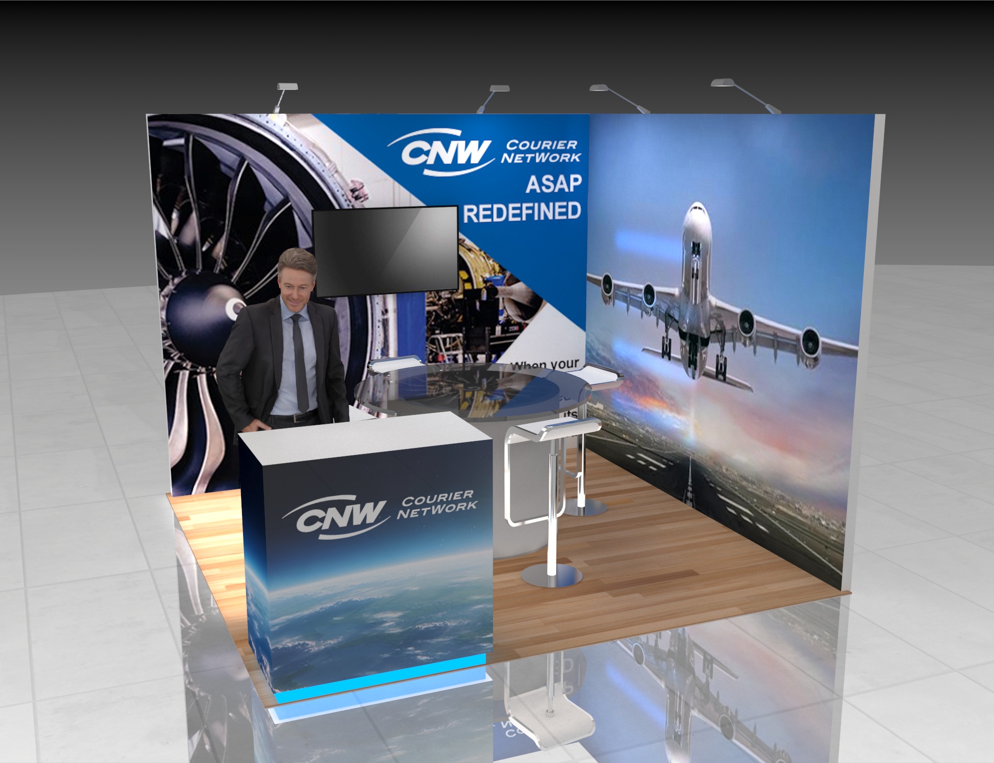 10 x 10 Trade Show Exhibit Rental — 10x10 Custom & Modular Exhibits exhibit rental in Las Vegas, catalog image 5