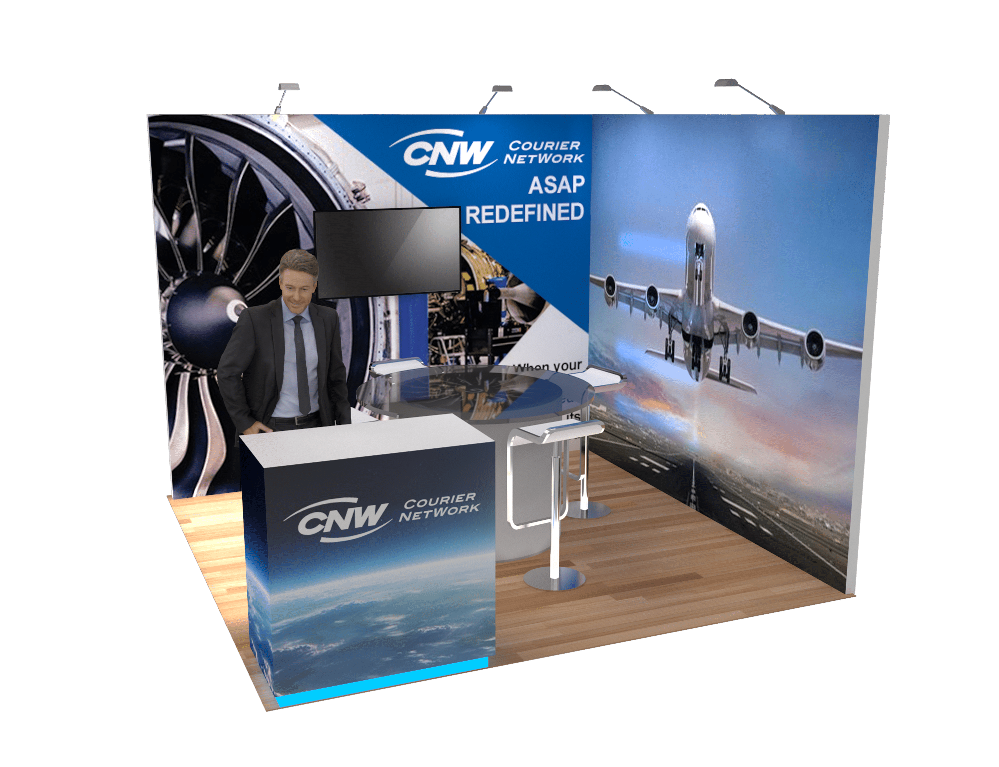 10 x 10 Trade Show Exhibit Rental — 10x10 Custom & Modular Exhibits exhibit rental in Las Vegas, catalog image 6