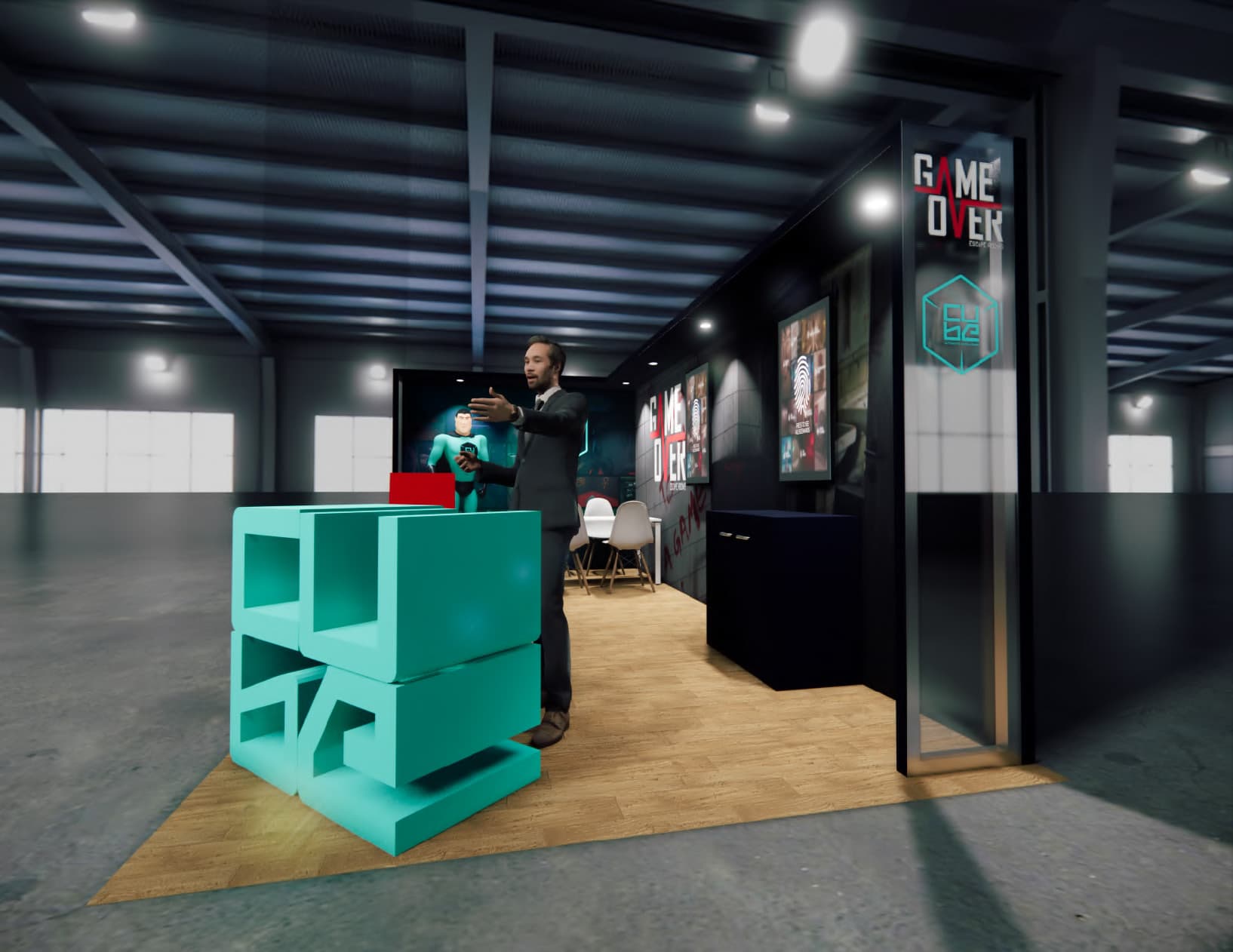 ISSA trade show booth - expo trade show display rental — 10x20 Custom & Modular Exhibits exhibit rental in Las Vegas, catalog image 5