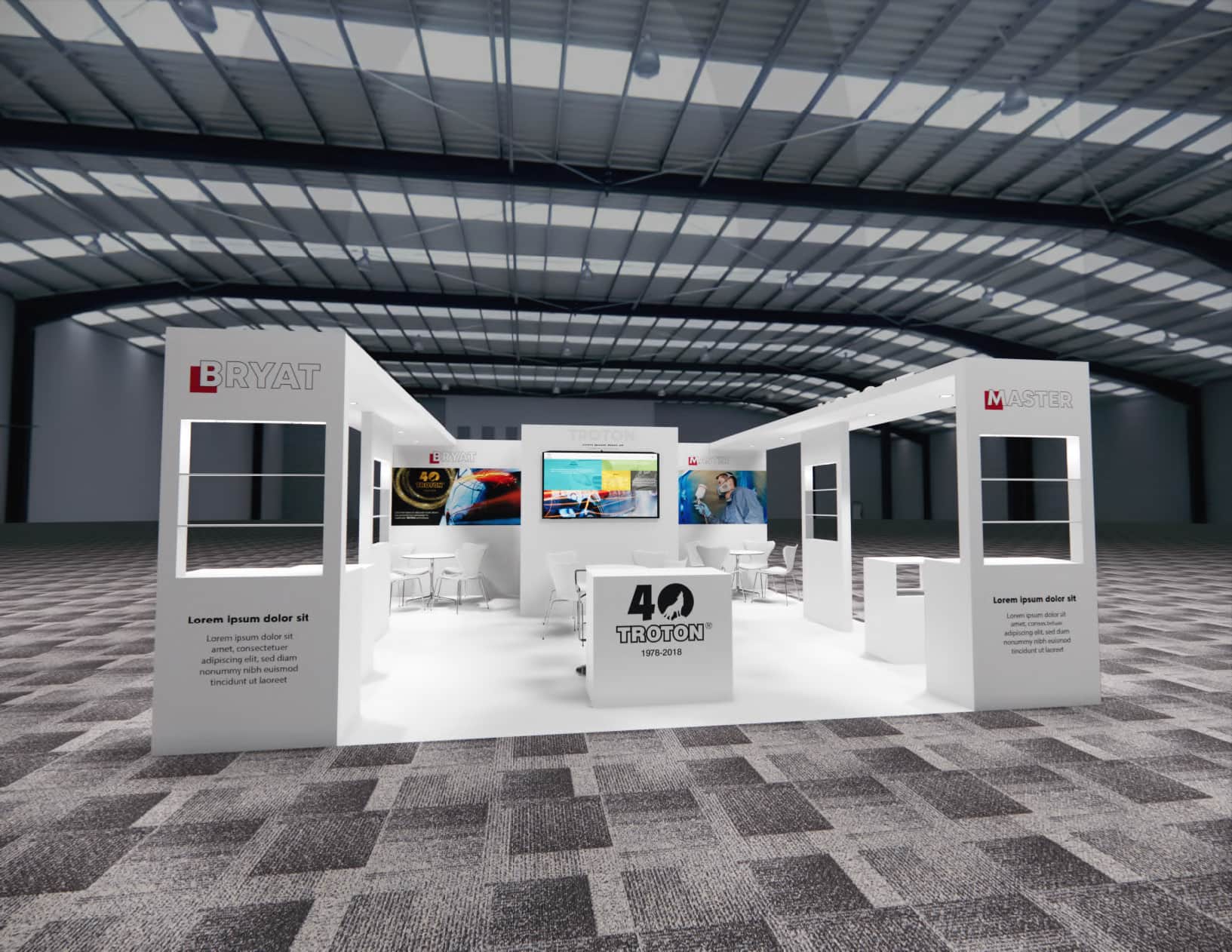 Money 20/20 trade show booth - 20X20 display — 20x20 Custom & Modular Exhibits exhibit rental in Las Vegas, catalog image 2