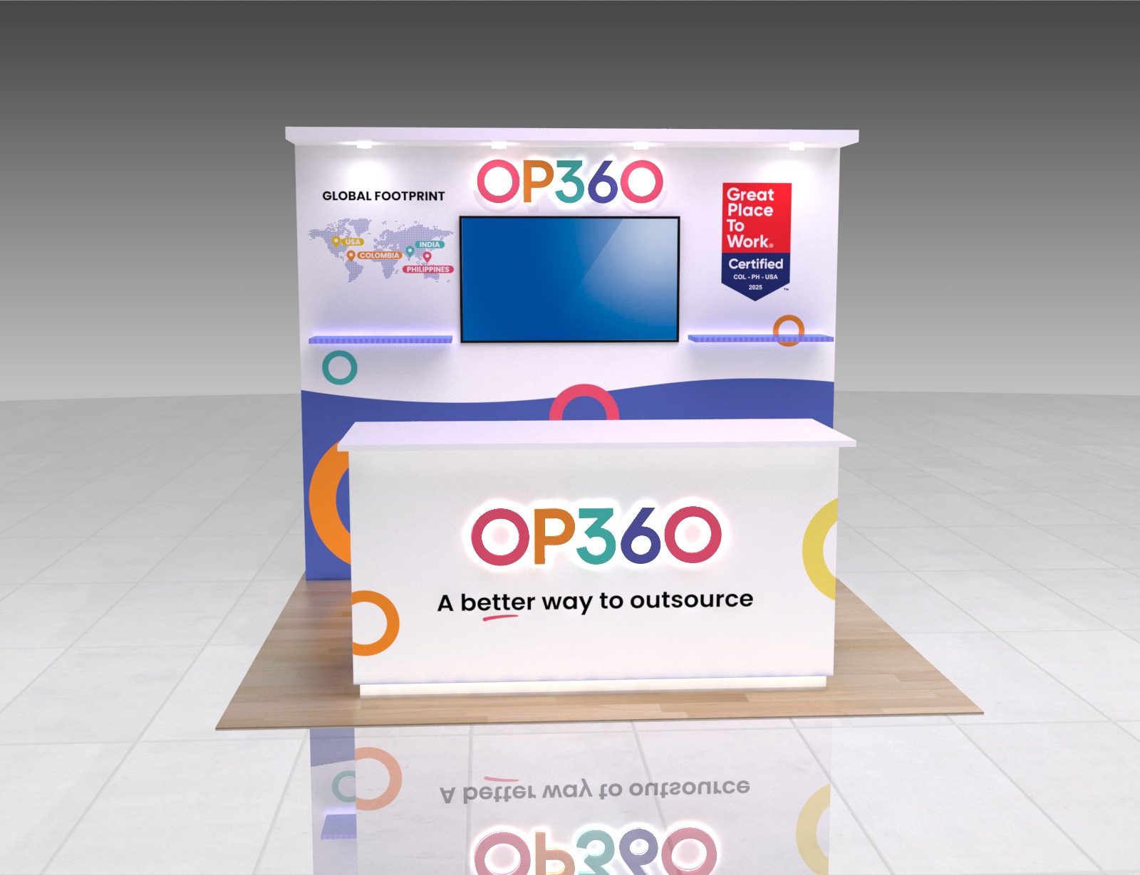 10 x 10 Trade Show Exhibit Booth Rental — 10x10 Custom & Modular Exhibits exhibit rental in Las Vegas, primary catalog image