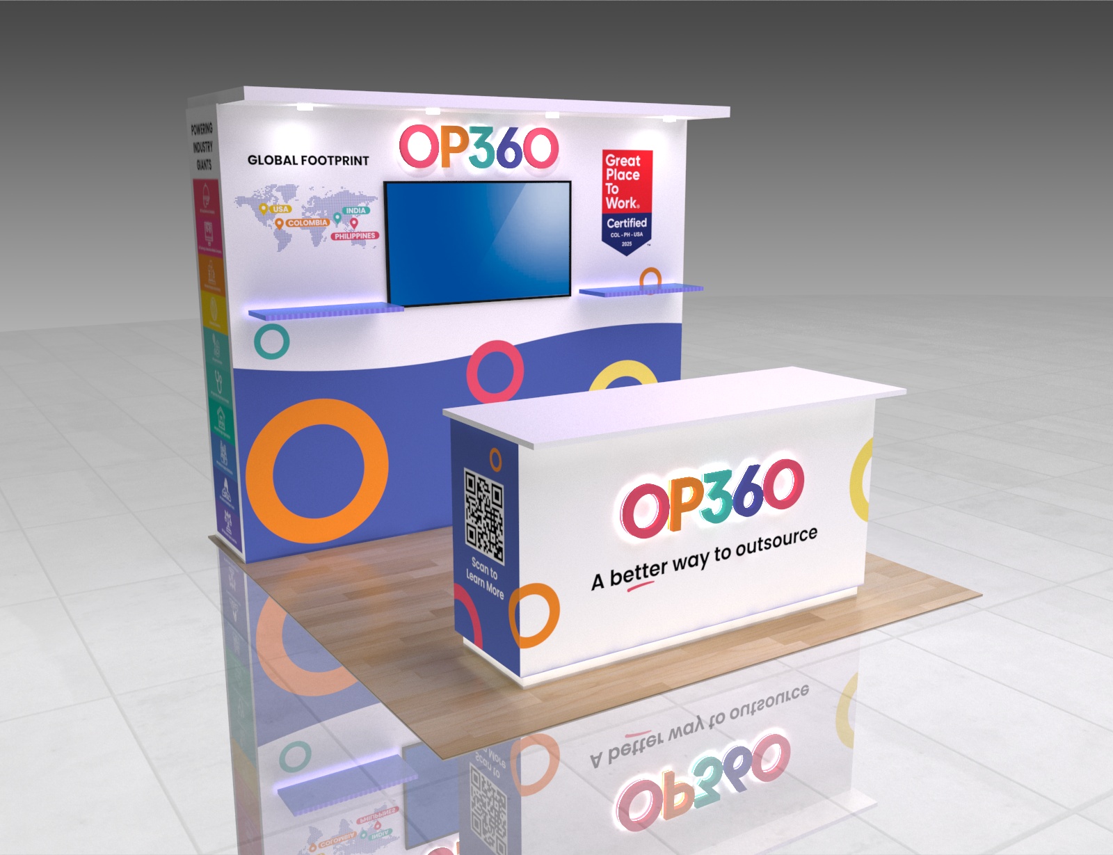 10 x 10 Trade Show Exhibit Booth Rental — 10x10 Custom & Modular Exhibits exhibit rental in Las Vegas, catalog image 5