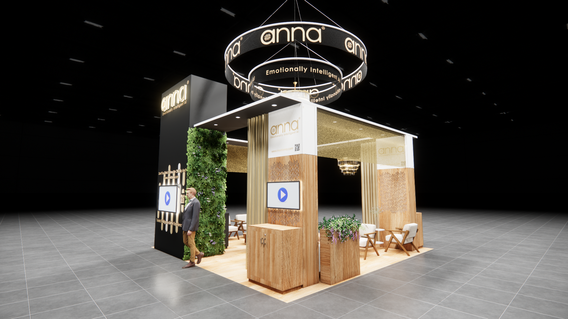Backlit Exhibit Rentals Anaheim — 20x20 trade show exhibit rental in Las Vegas, primary catalog image