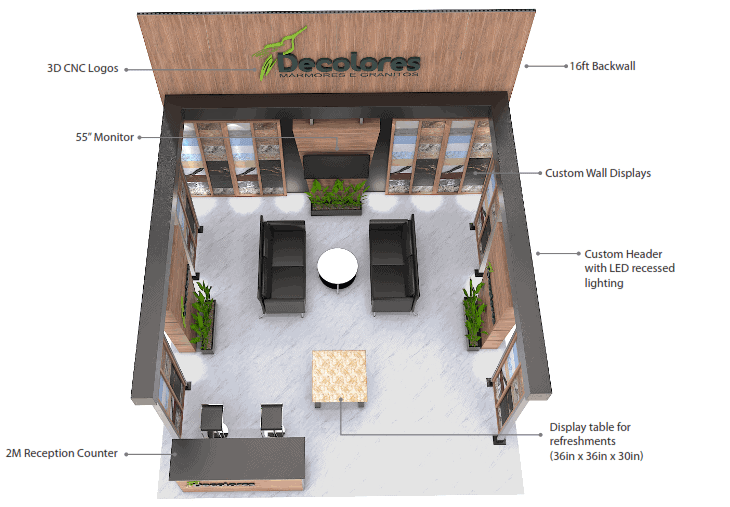20 x 20 Las Vegas Booth Rental — 20x20 Custom & Modular Exhibits exhibit rental in Las Vegas, catalog image 4
