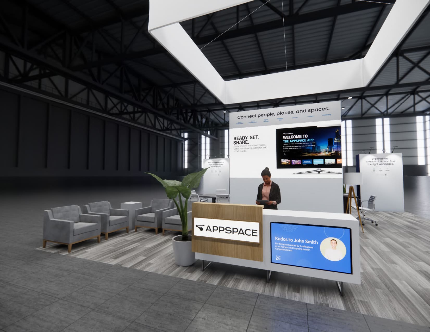 Money 20/20 30 x 30 exhibit rental Las Vegas — 30x30 Custom & Modular Exhibits exhibit rental in Las Vegas, catalog image 6
