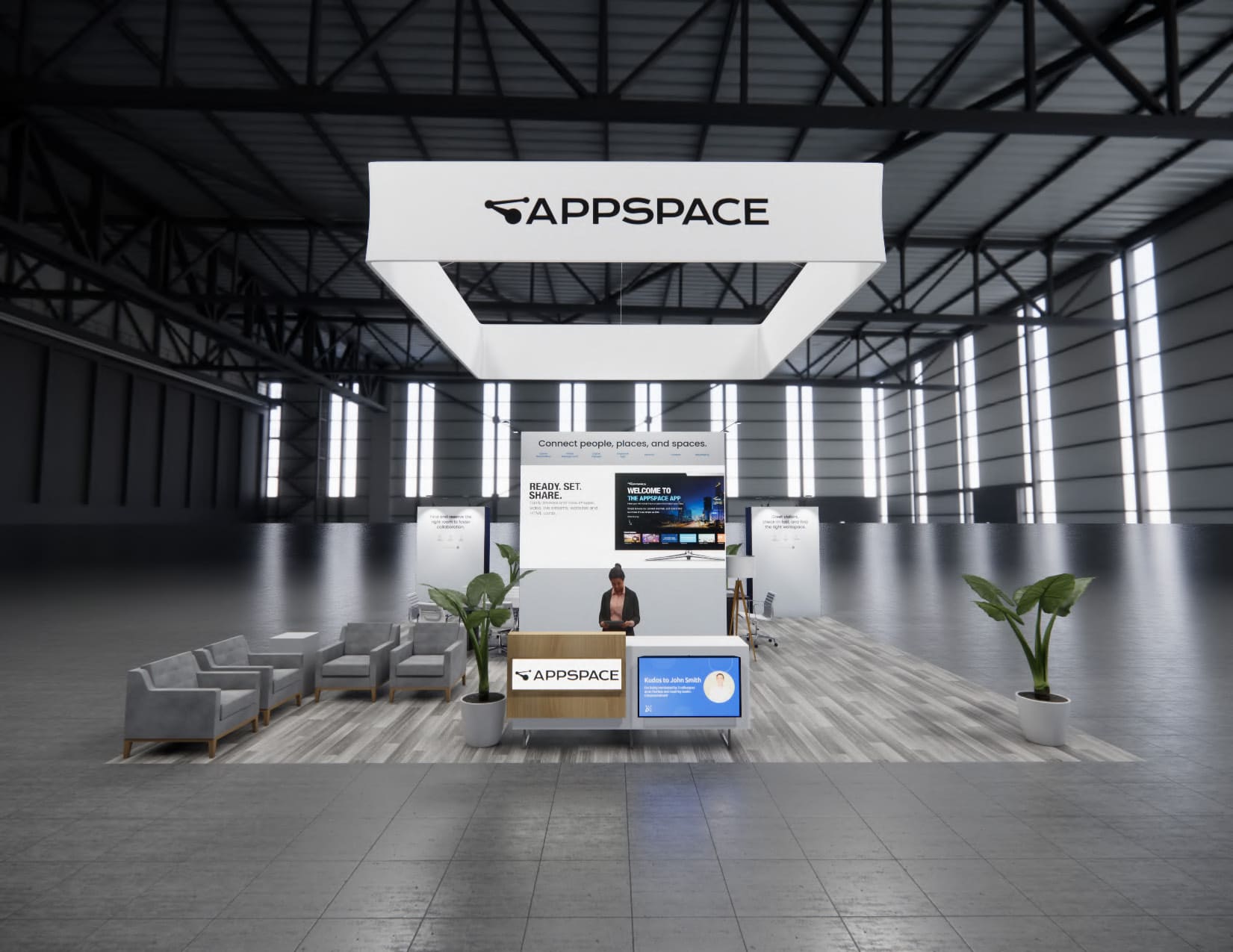 Money 20/20 30 x 30 exhibit rental Las Vegas — 30x30 Custom & Modular Exhibits exhibit rental in Las Vegas, primary catalog image