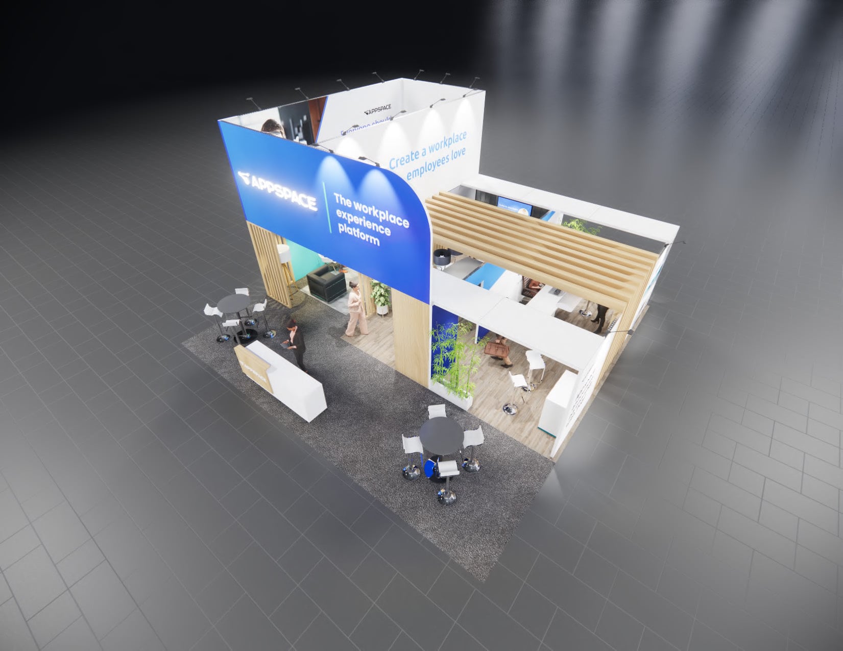 NGWA 30 x 30 trade show booth Las Vegas — 30x30 Custom & Modular Exhibits exhibit rental in Las Vegas, catalog image 8