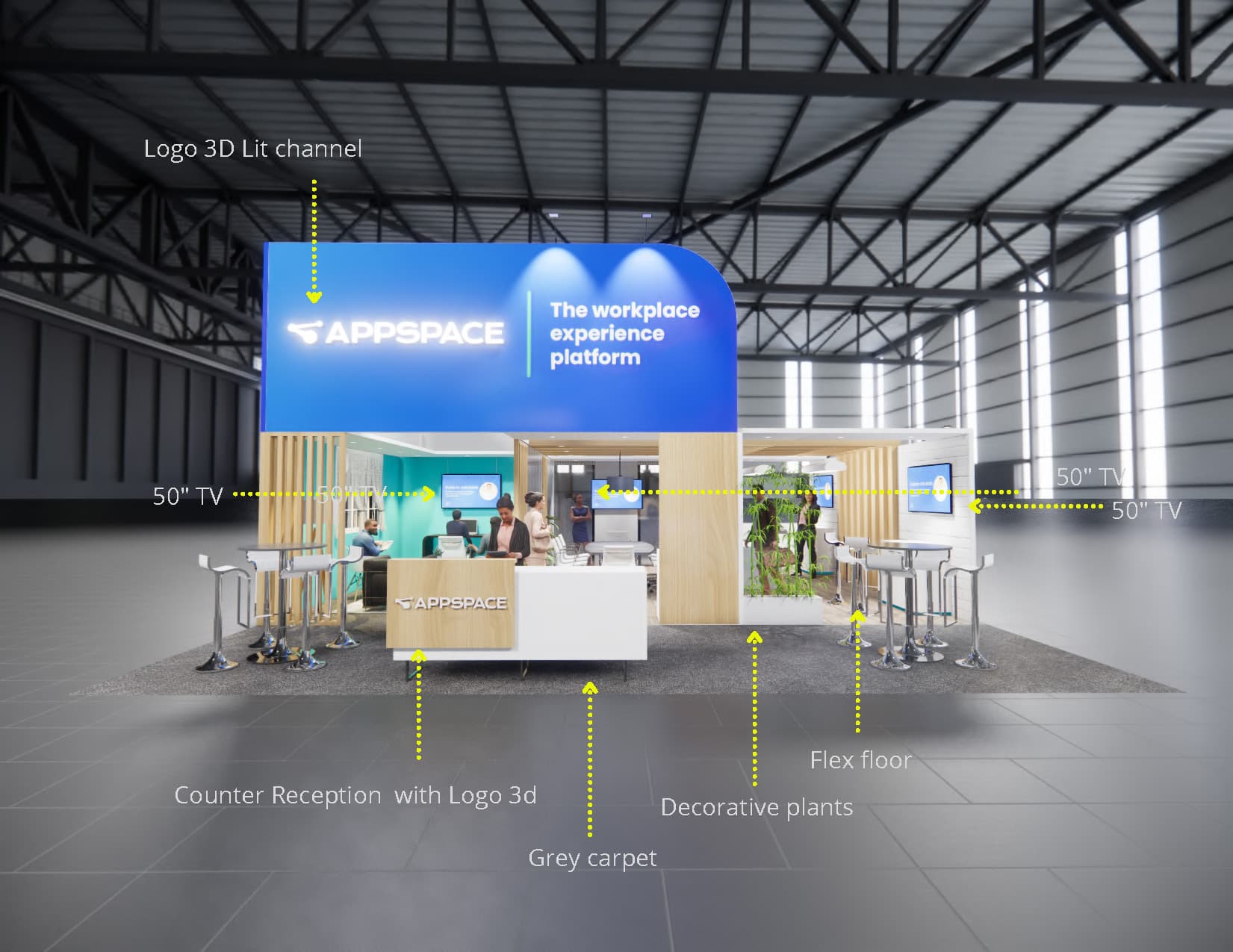 NGWA 30 x 30 trade show booth Las Vegas — 30x30 Custom & Modular Exhibits exhibit rental in Las Vegas, catalog image 2