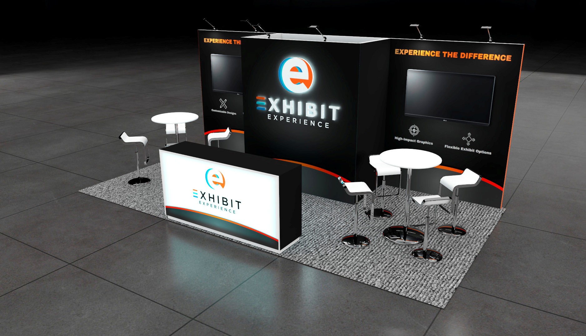 10 x 20 Affordable Trade Show Exhibit Rental Package – Option 3 — 10x20 10x20 Exhibit Rentals exhibit rental in Las Vegas, catalog image 3