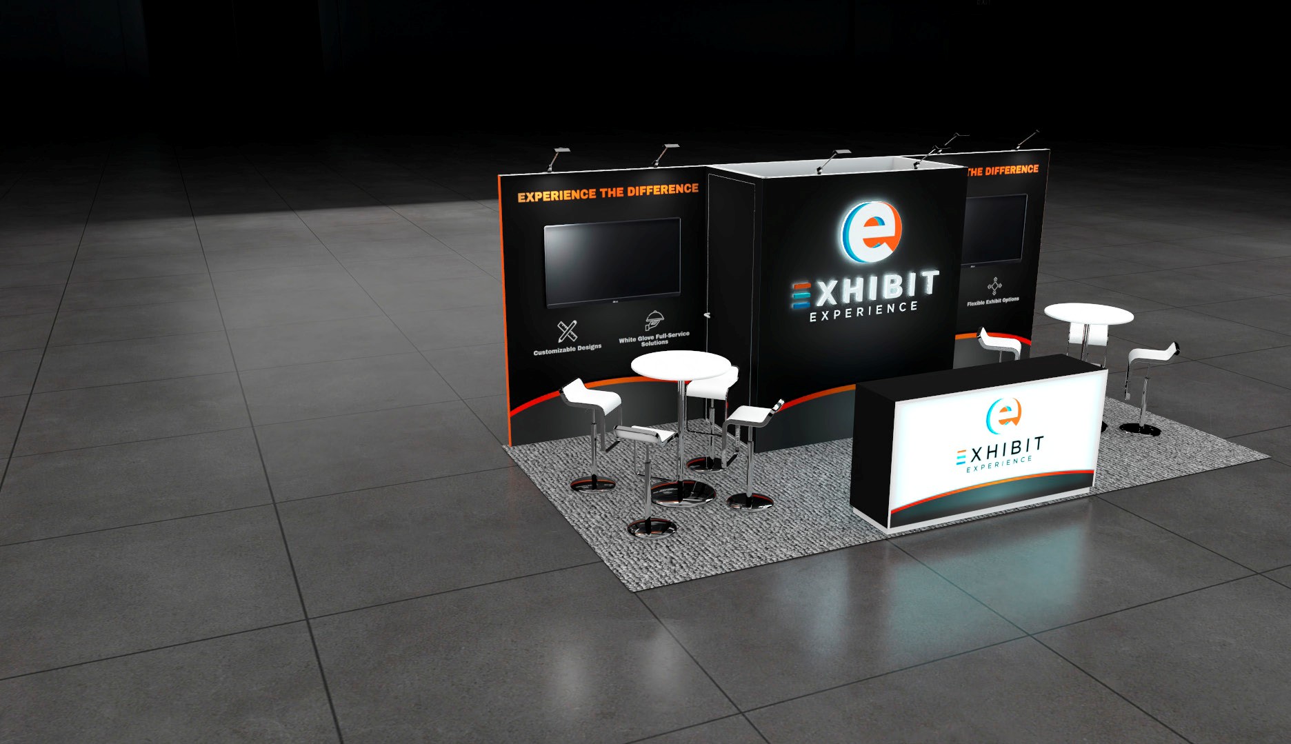 10 x 20 Affordable Trade Show Exhibit Rental Package – Option 3 — 10x20 10x20 Exhibit Rentals exhibit rental in Las Vegas, catalog image 2