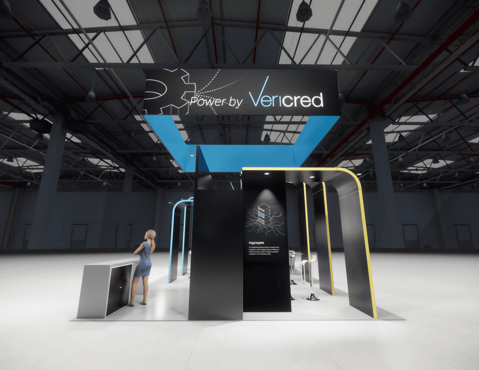 Vericred 3 - 20x30 — 20x30 Custom & Modular Exhibits exhibit rental in Las Vegas, catalog image 8