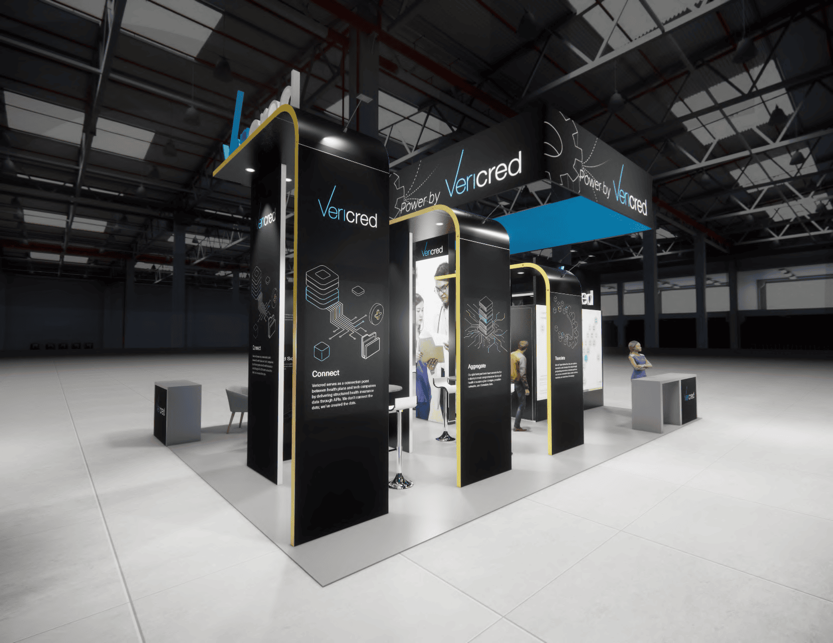 Vericred 3 - 20x30 — 20x30 Custom & Modular Exhibits exhibit rental in Las Vegas, catalog image 3