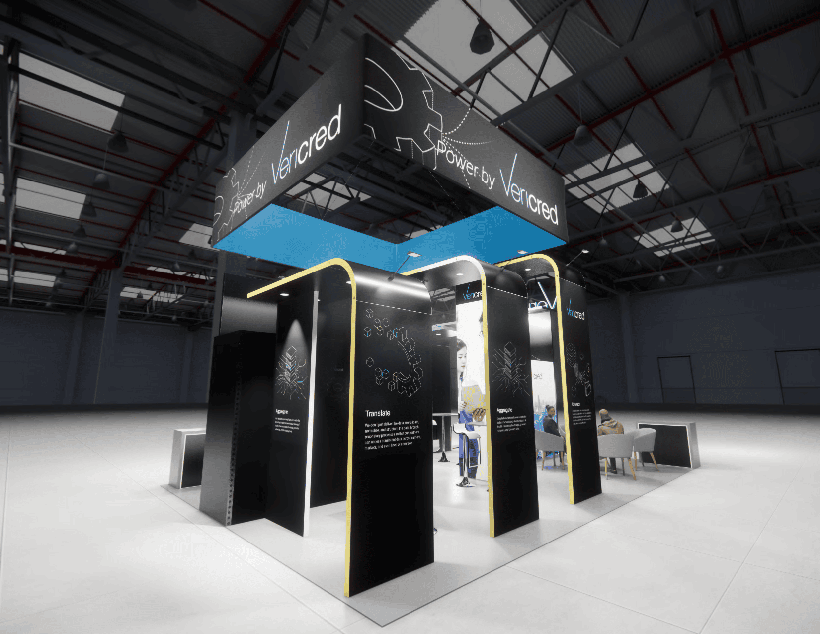 Vericred 3 - 20x30 — 20x30 Custom & Modular Exhibits exhibit rental in Las Vegas, catalog image 7