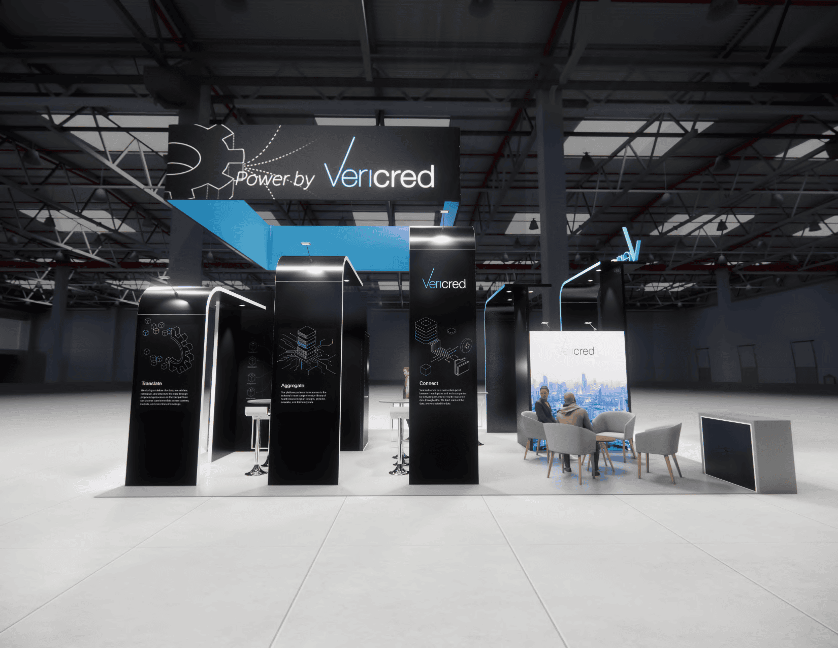 Vericred 3 - 20x30 — 20x30 Custom & Modular Exhibits exhibit rental in Las Vegas, catalog image 6