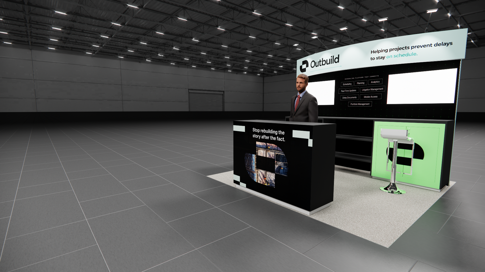 Kansas City Peninsula 10x10 Exhibits — 10x10 trade show exhibit rental in Las Vegas, primary catalog image