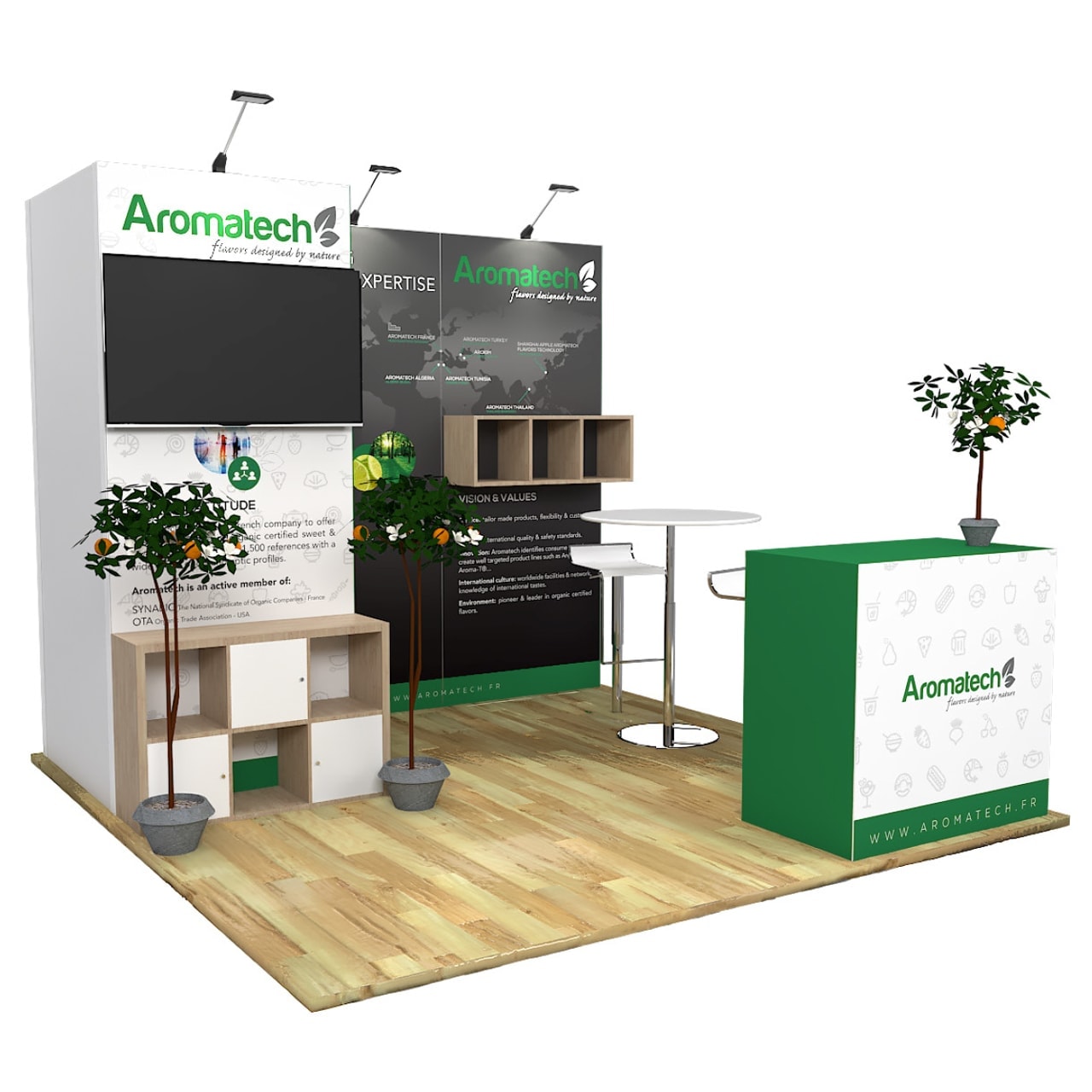 10 x 10 Las Vegas Trade Show Display Rental 1.4 — 10x10 Custom & Modular Exhibits exhibit rental in Las Vegas, catalog image 3