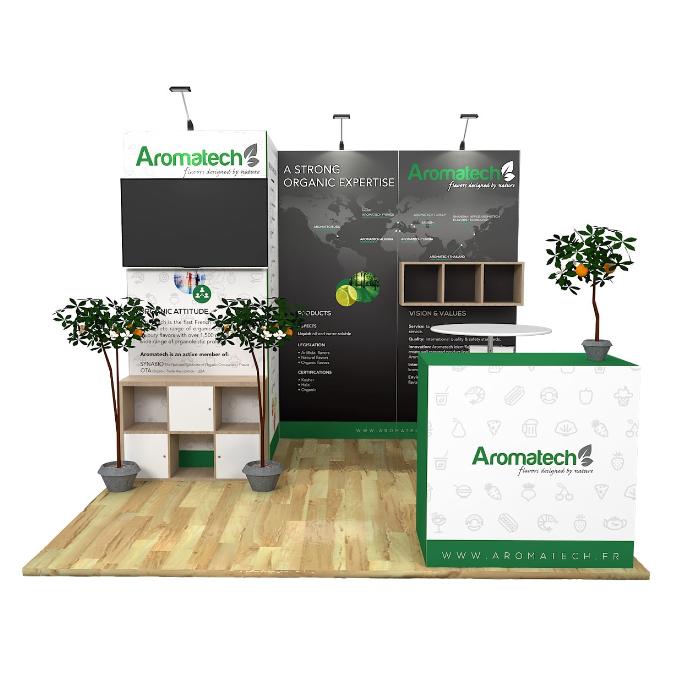10 x 10 Las Vegas Trade Show Display Rental 1.4 — 10x10 Custom & Modular Exhibits exhibit rental in Las Vegas, catalog image 2
