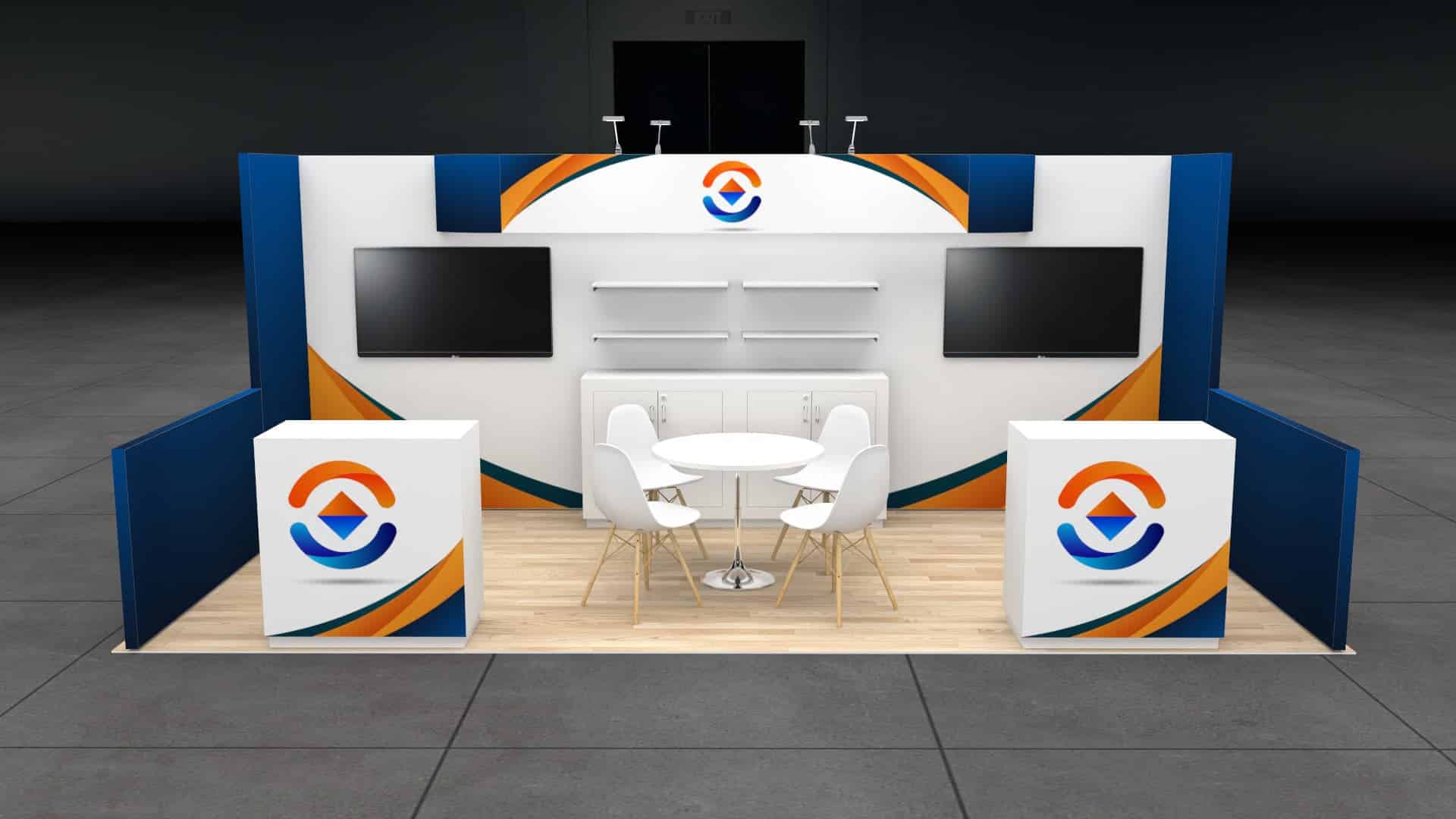 10x20 Trade Show Exhibit Rentals — 10x20 Custom & Modular Exhibits exhibit rental in Las Vegas, primary catalog image
