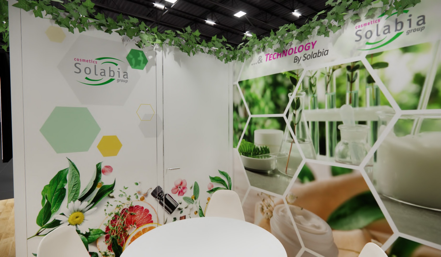 20x20 Las Vegas Health and Beauty Trade Show Exhibit Rental — 20x20 Custom & Modular Exhibits exhibit rental in Las Vegas, catalog image 6
