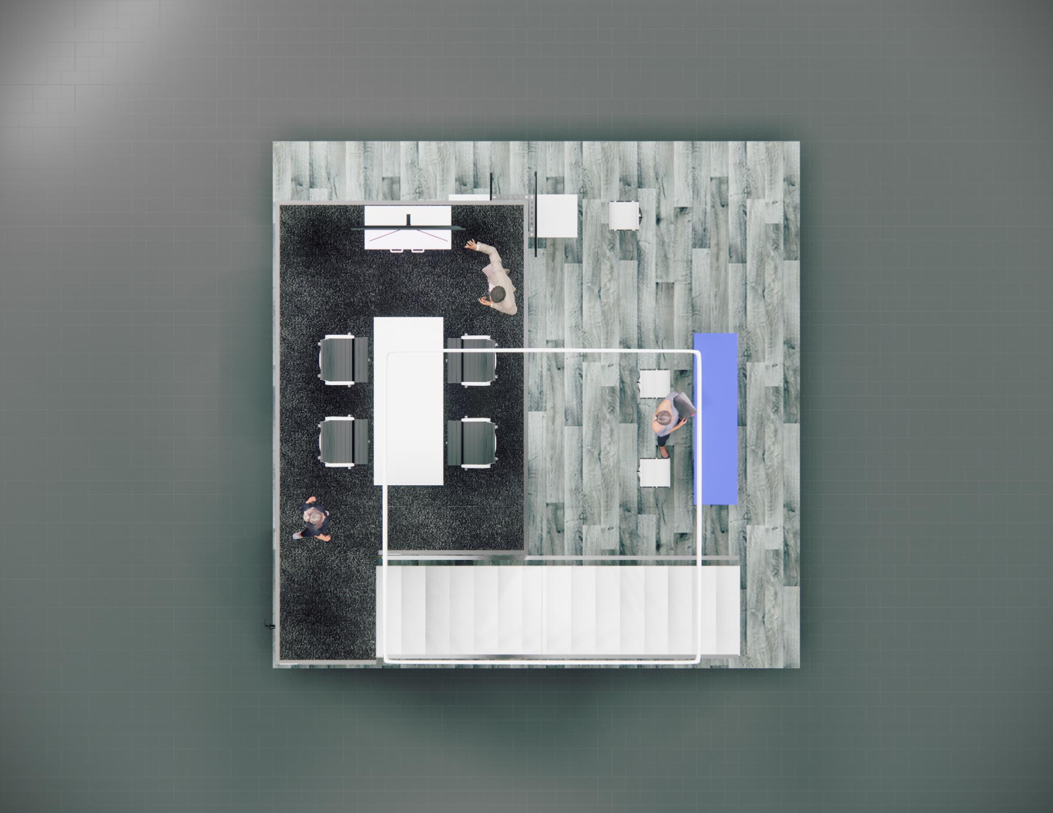 20x20 Two Story Trade Show Booth Rental – Compact Double Deck — 20x20 20x20 Exhibit Rentals exhibit rental in Las Vegas, catalog image 12