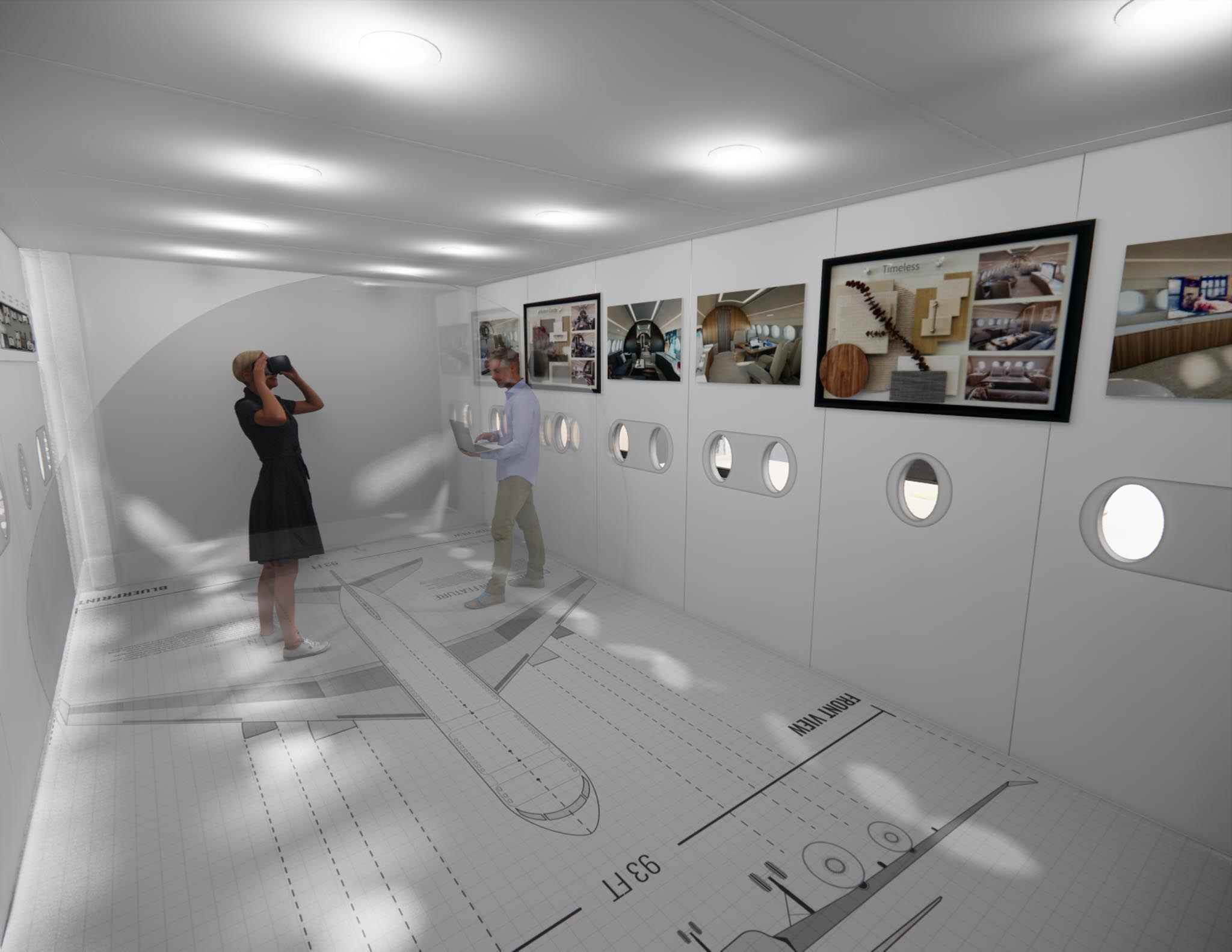 30x40 Two Story Trade Show Exhibit Rental - VIP Lounge Layout — 30x40 Custom & Modular Exhibits exhibit rental in Las Vegas, catalog image 5