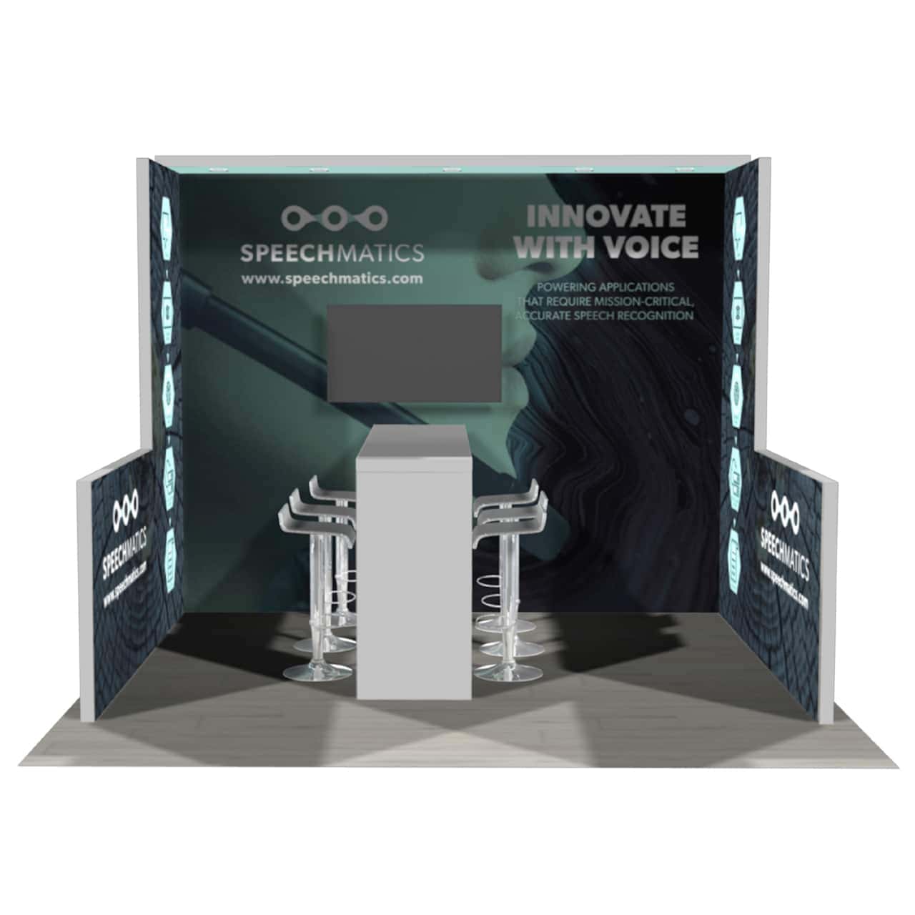 10 x 10 Modular Exhibit Rental — 10x10 Custom & Modular Exhibits exhibit rental in Las Vegas, primary catalog image