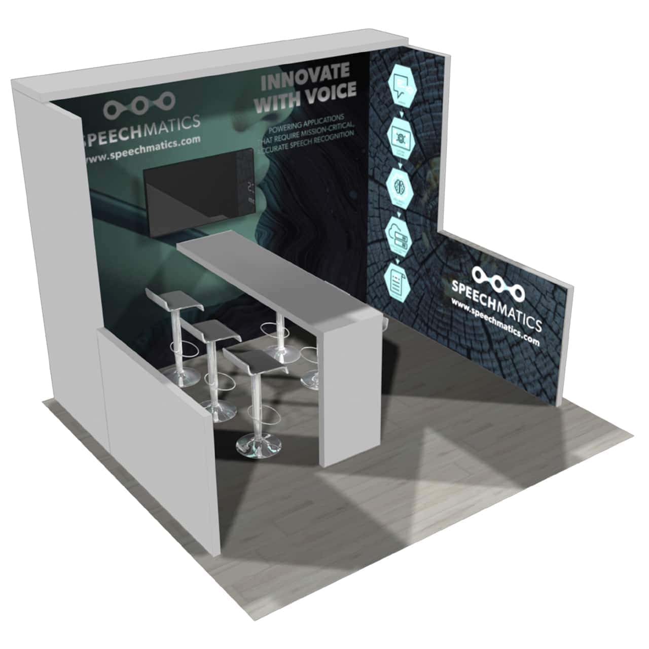 10 x 10 Modular Exhibit Rental — 10x10 Custom & Modular Exhibits exhibit rental in Las Vegas, catalog image 3