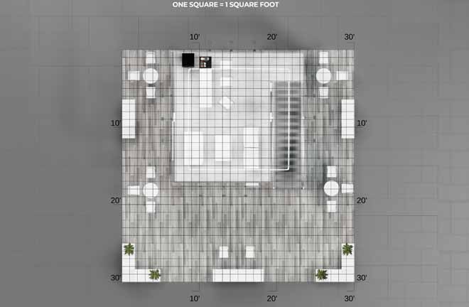 30x30 Two Story Trade Show Booth Rental – Meeting Rooms + Storage — 30x30 30x30 Exhibit Rentals exhibit rental in Las Vegas, catalog image 5