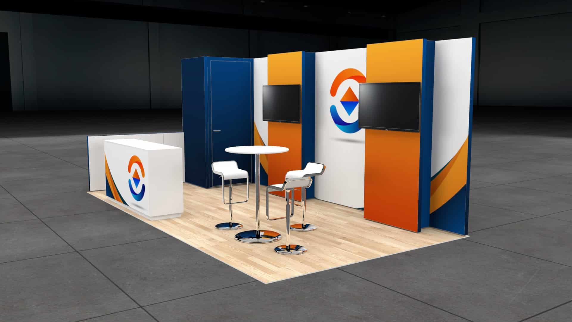 10 x 20 Trade Show Exhibit Rental — 10x20 Custom & Modular Exhibits exhibit rental in Las Vegas, catalog image 4