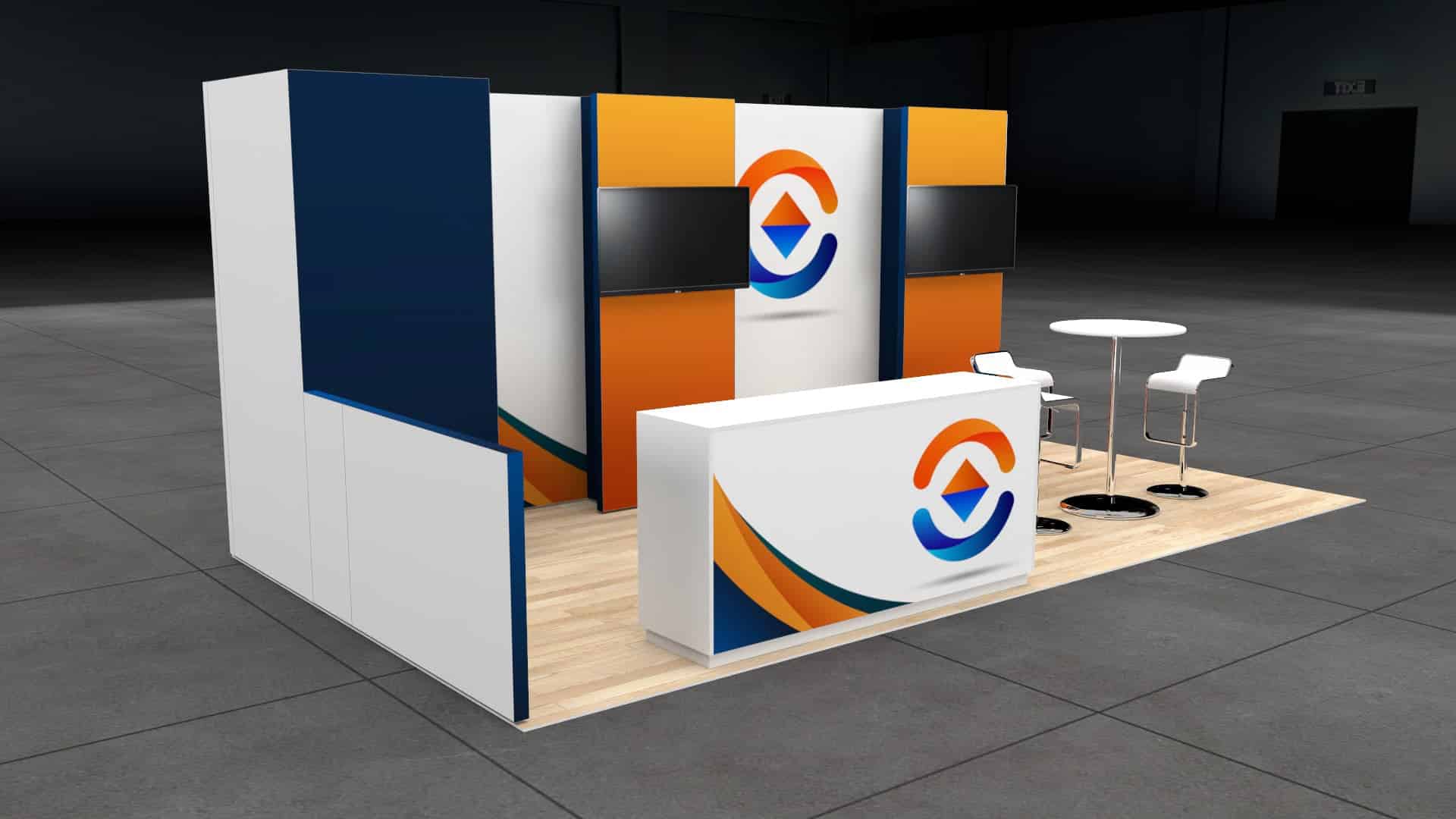 10 x 20 Trade Show Exhibit Rental — 10x20 Custom & Modular Exhibits exhibit rental in Las Vegas, catalog image 2