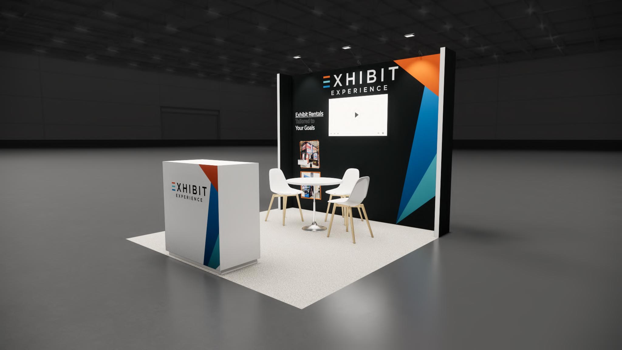 10 x 10 Affordable Trade Show Exhibit Rental Package – Option 3 — 10x10 10x10 Exhibit Rentals exhibit rental in Las Vegas, catalog image 5