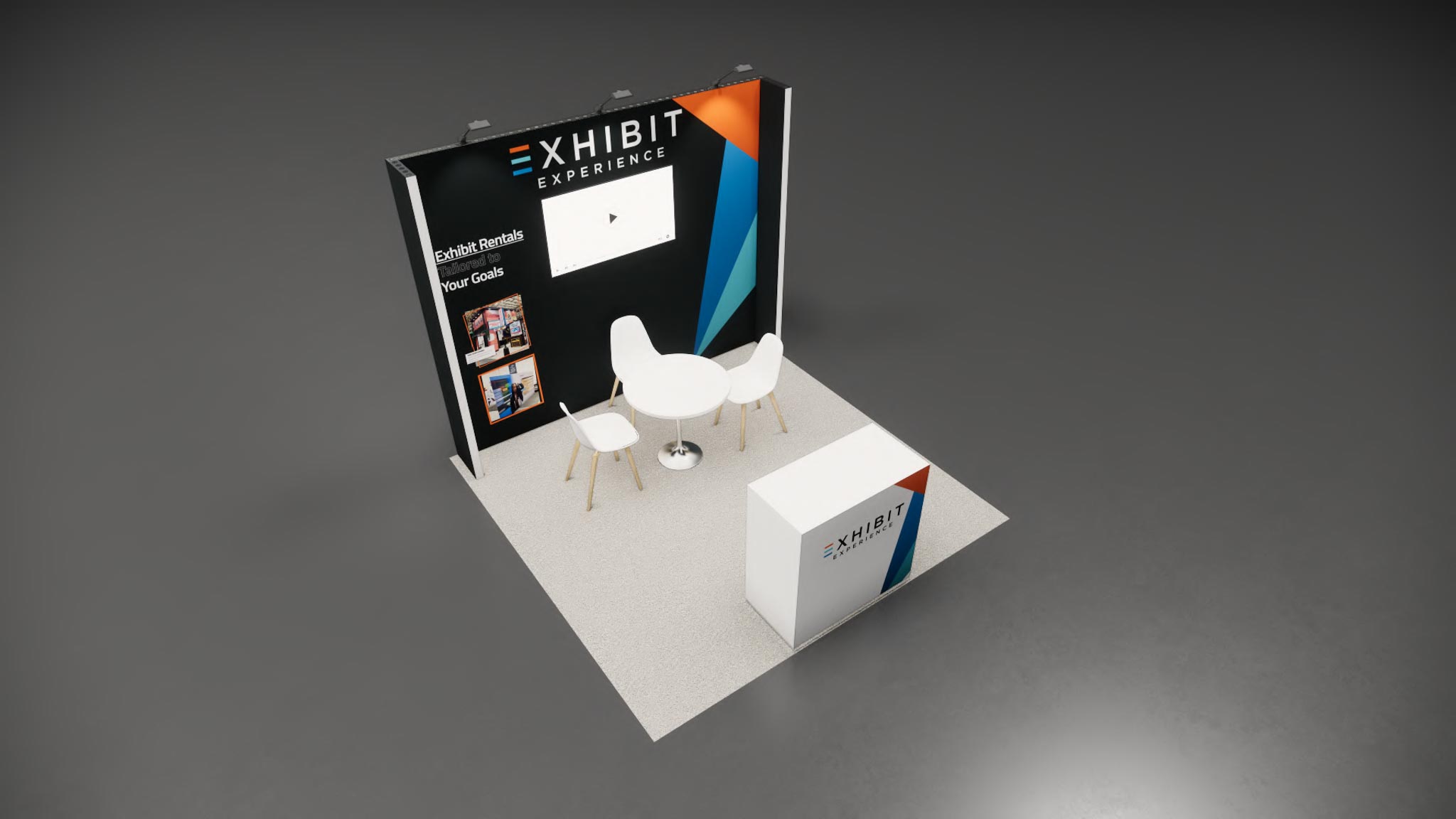 10 x 10 Affordable Trade Show Exhibit Rental Package – Option 3 — 10x10 10x10 Exhibit Rentals exhibit rental in Las Vegas, catalog image 3