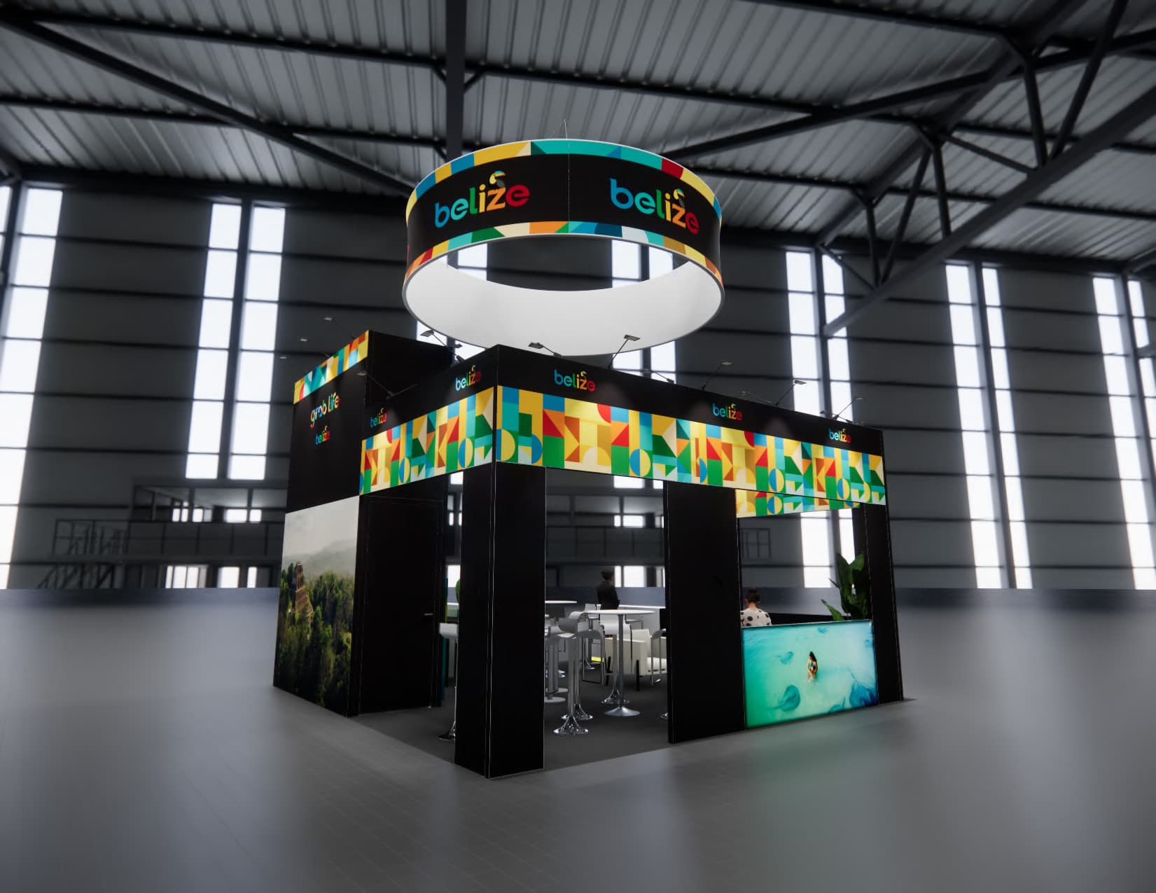 PMA Expo trade show booth rental 20 x 20 — 20x20 Custom & Modular Exhibits exhibit rental in Las Vegas, catalog image 7
