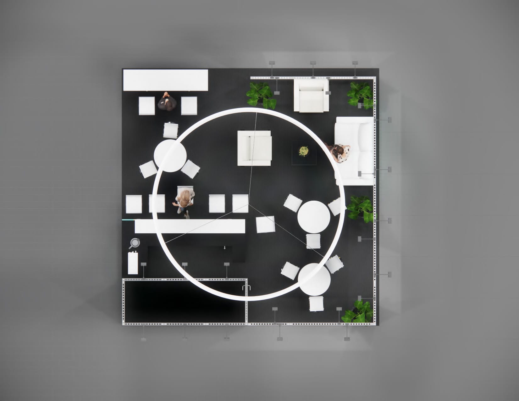 PMA Expo trade show booth rental 20 x 20 — 20x20 Custom & Modular Exhibits exhibit rental in Las Vegas, catalog image 11