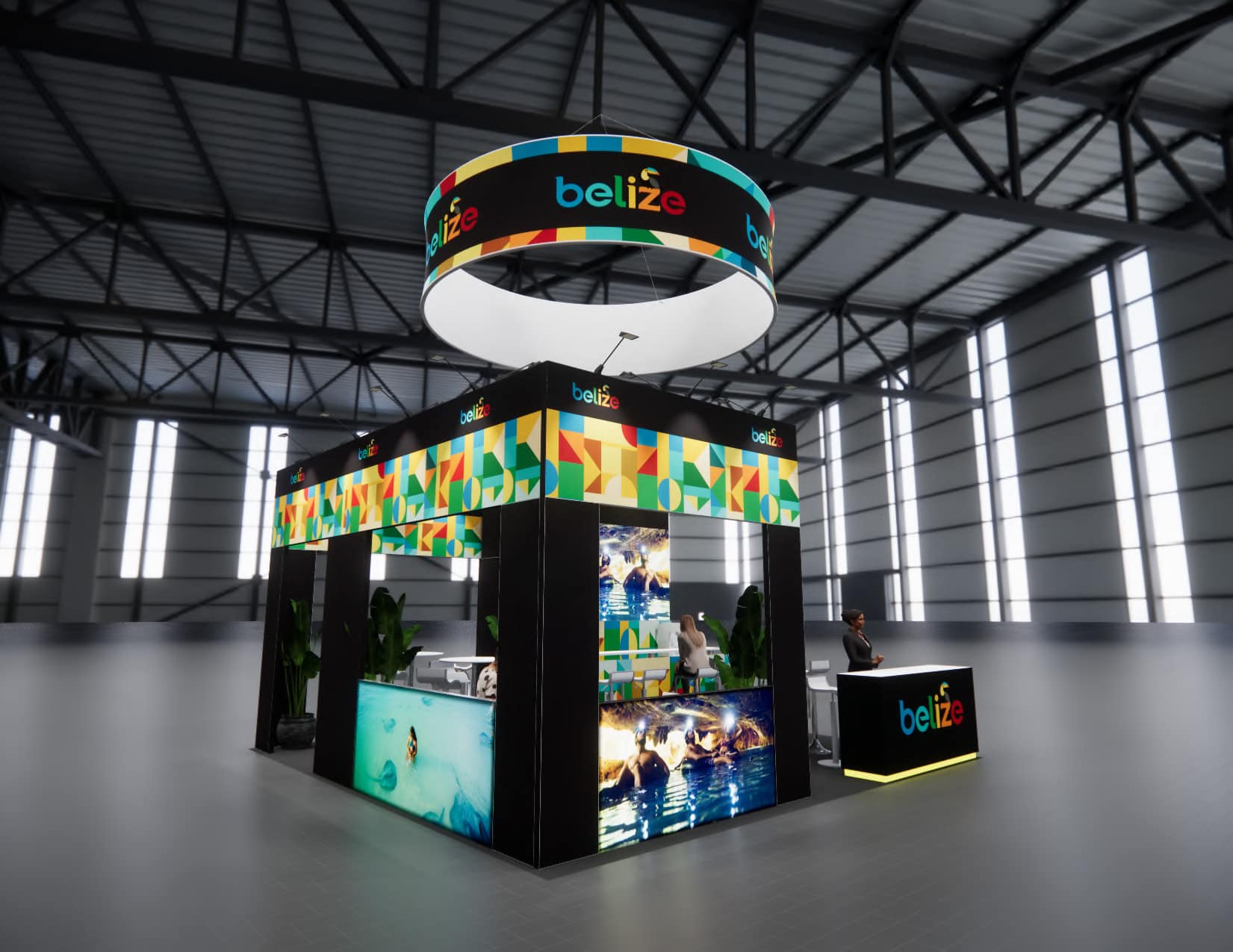 PMA Expo trade show booth rental 20 x 20 — 20x20 Custom & Modular Exhibits exhibit rental in Las Vegas, catalog image 9