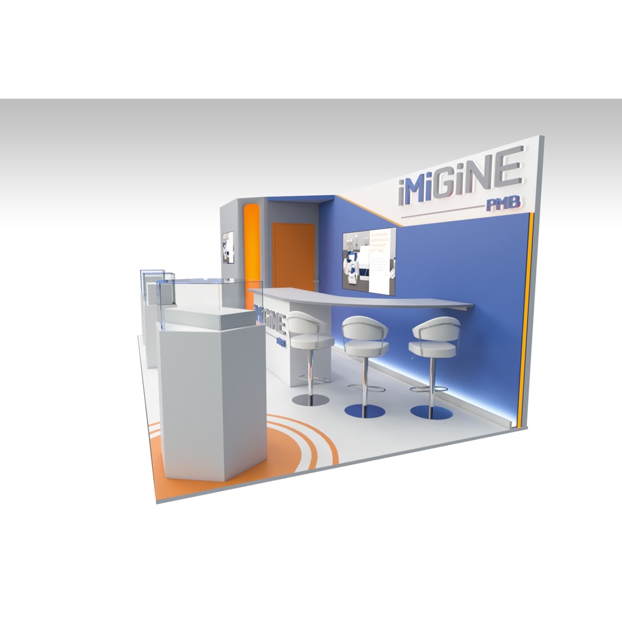 Custom 10 x 20 Booth Rental 1.9 — 10x20 Custom & Modular Exhibits exhibit rental in Las Vegas, catalog image 3