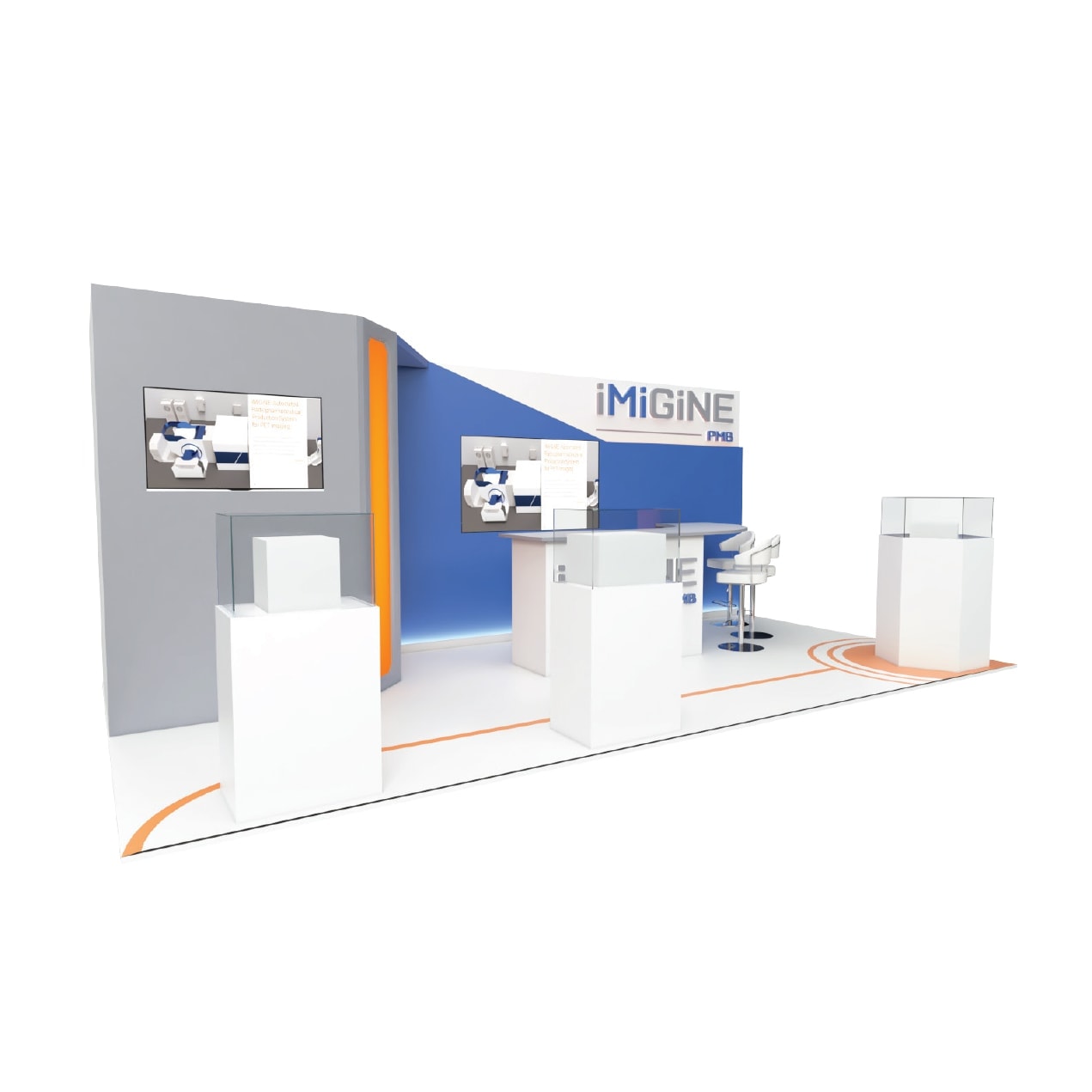 Custom 10 x 20 Booth Rental 1.9 — 10x20 Custom & Modular Exhibits exhibit rental in Las Vegas, primary catalog image