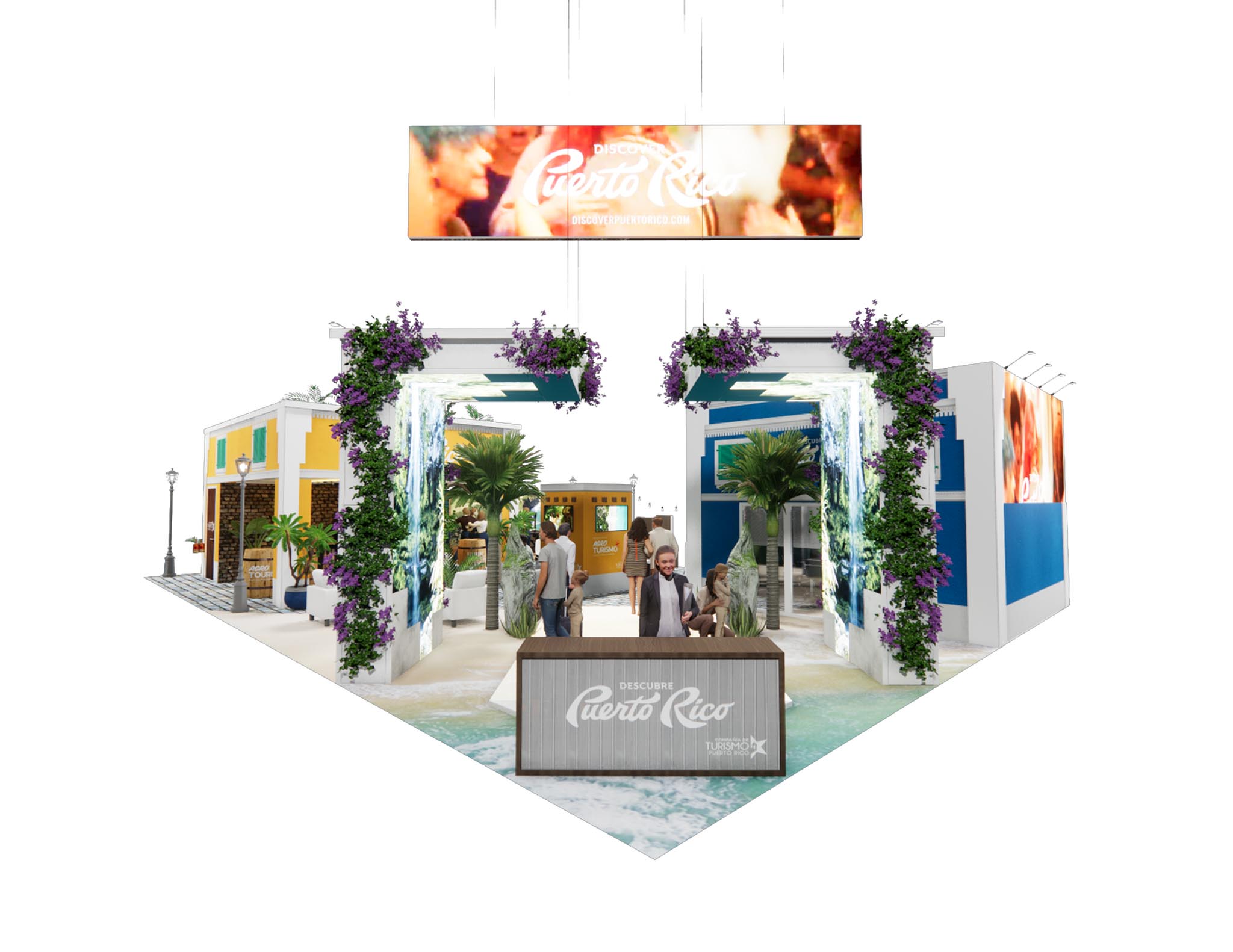 40x60 Exhibit Rentals for trade show exhibitors in Las Vegas