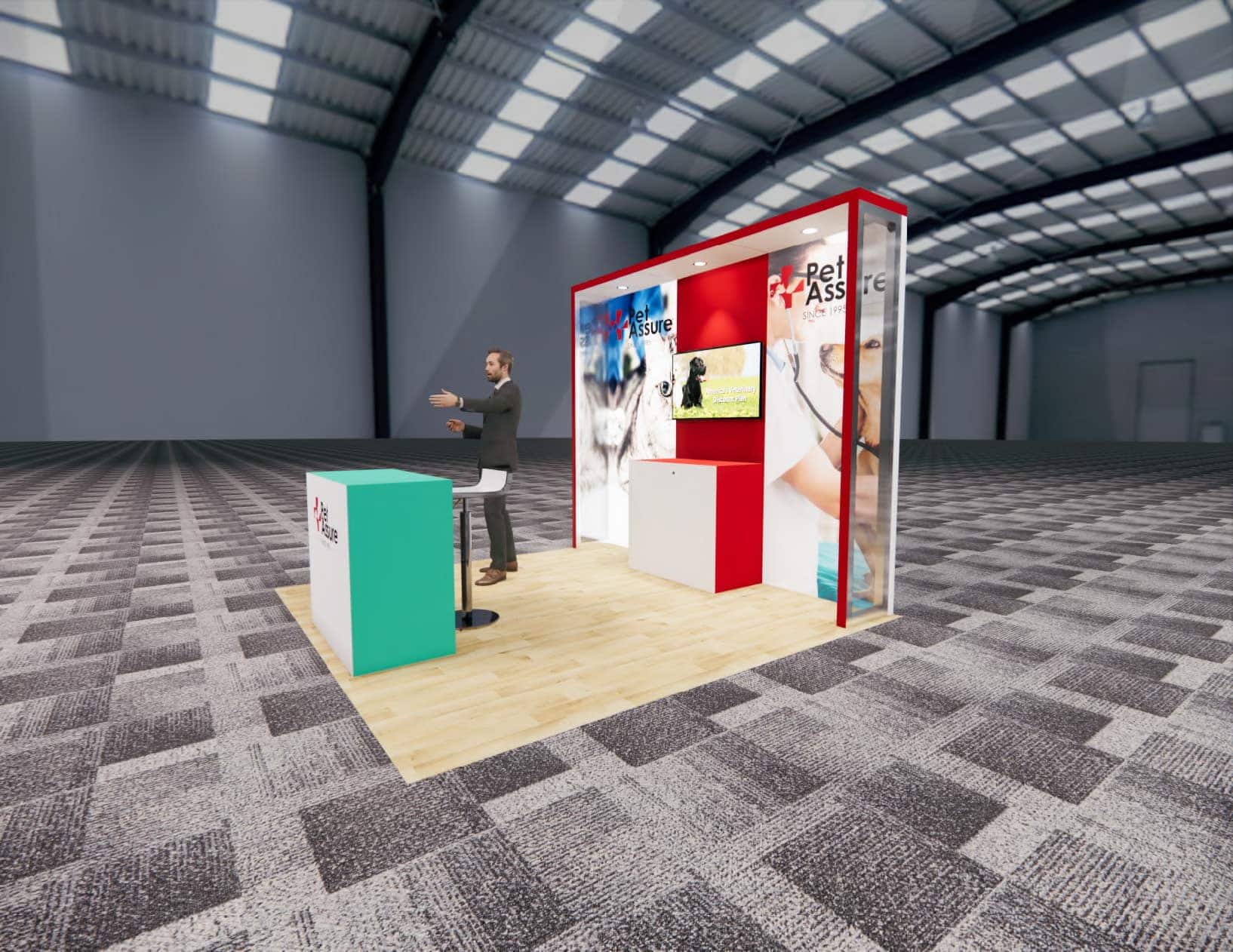 Fancy Food trade show booth - 10x10 trade show booth rental — 10x10 Custom & Modular Exhibits exhibit rental in Las Vegas, catalog image 2
