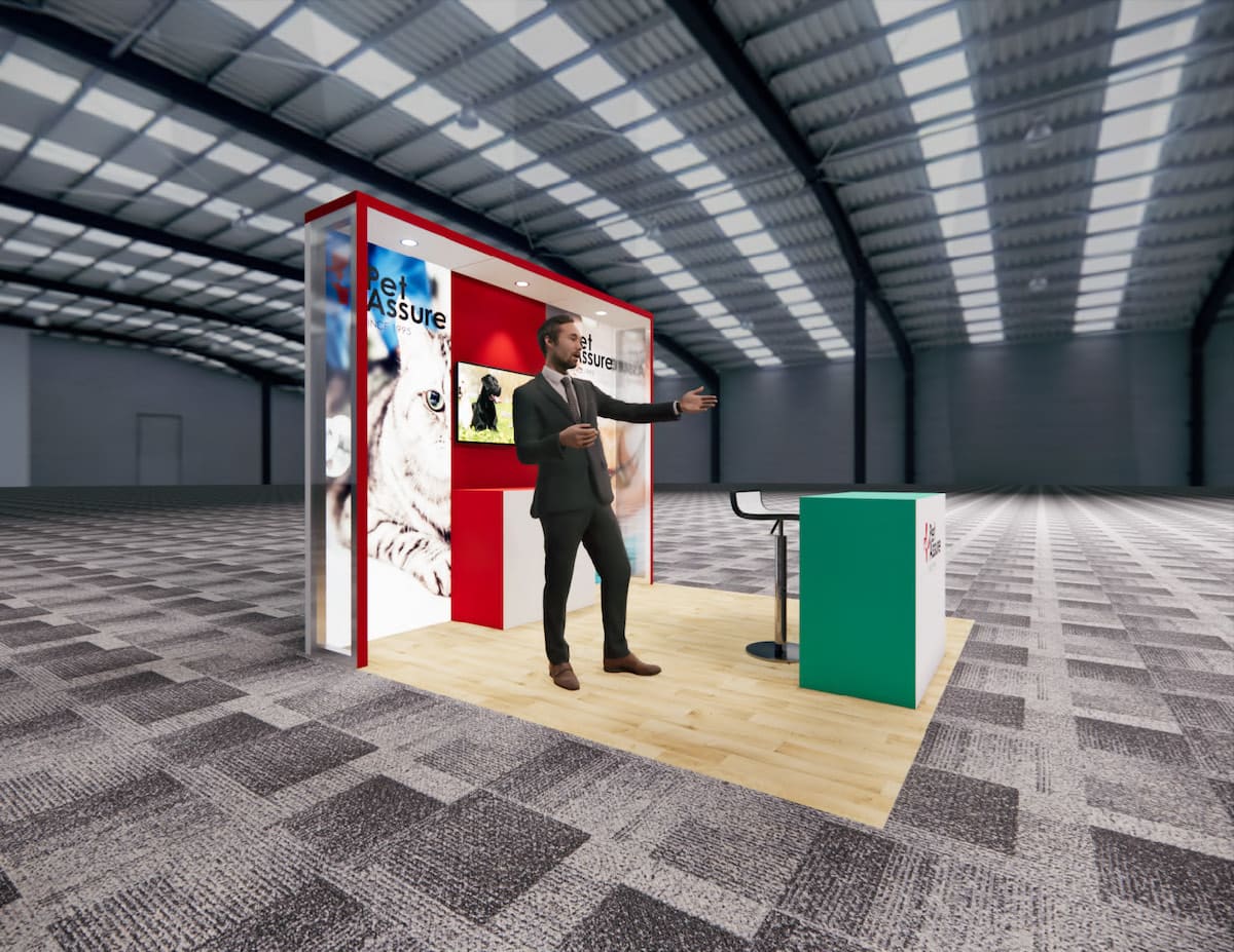 Fancy Food trade show booth - 10x10 trade show booth rental — 10x10 Custom & Modular Exhibits exhibit rental in Las Vegas, catalog image 3