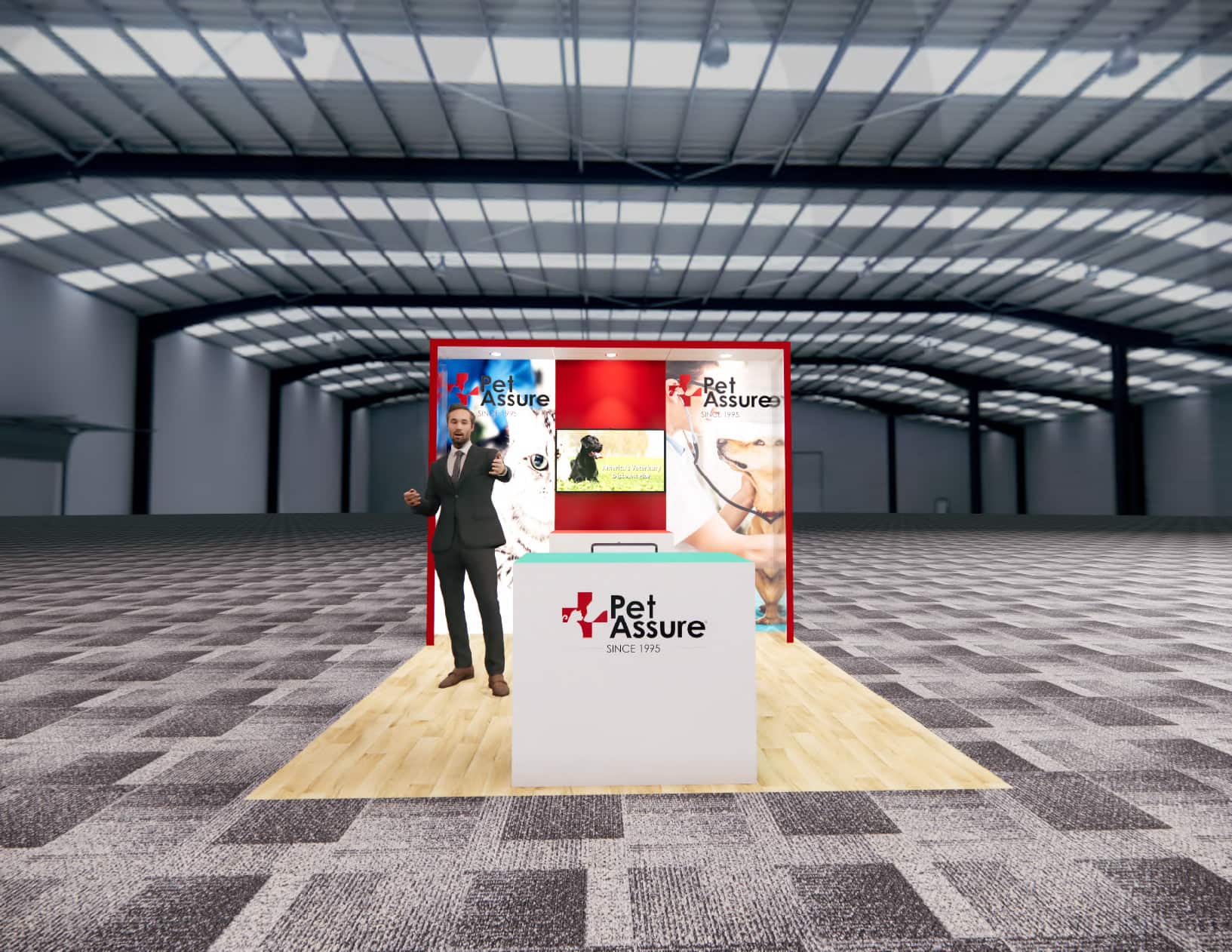 Fancy Food trade show booth - 10x10 trade show booth rental — 10x10 Custom & Modular Exhibits exhibit rental in Las Vegas, primary catalog image
