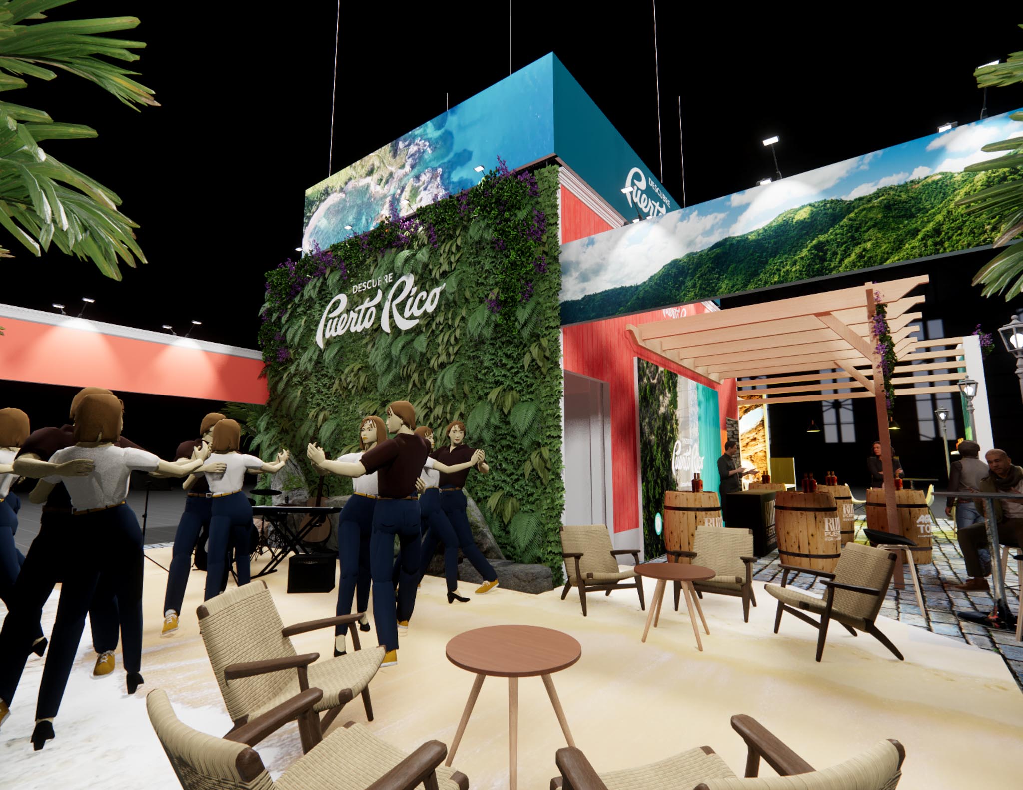 40x60 Two Story Exhibit Rental – Brand Visibility Tower + Deck — 40x60 Custom & Modular Exhibits exhibit rental in Las Vegas, catalog image 10