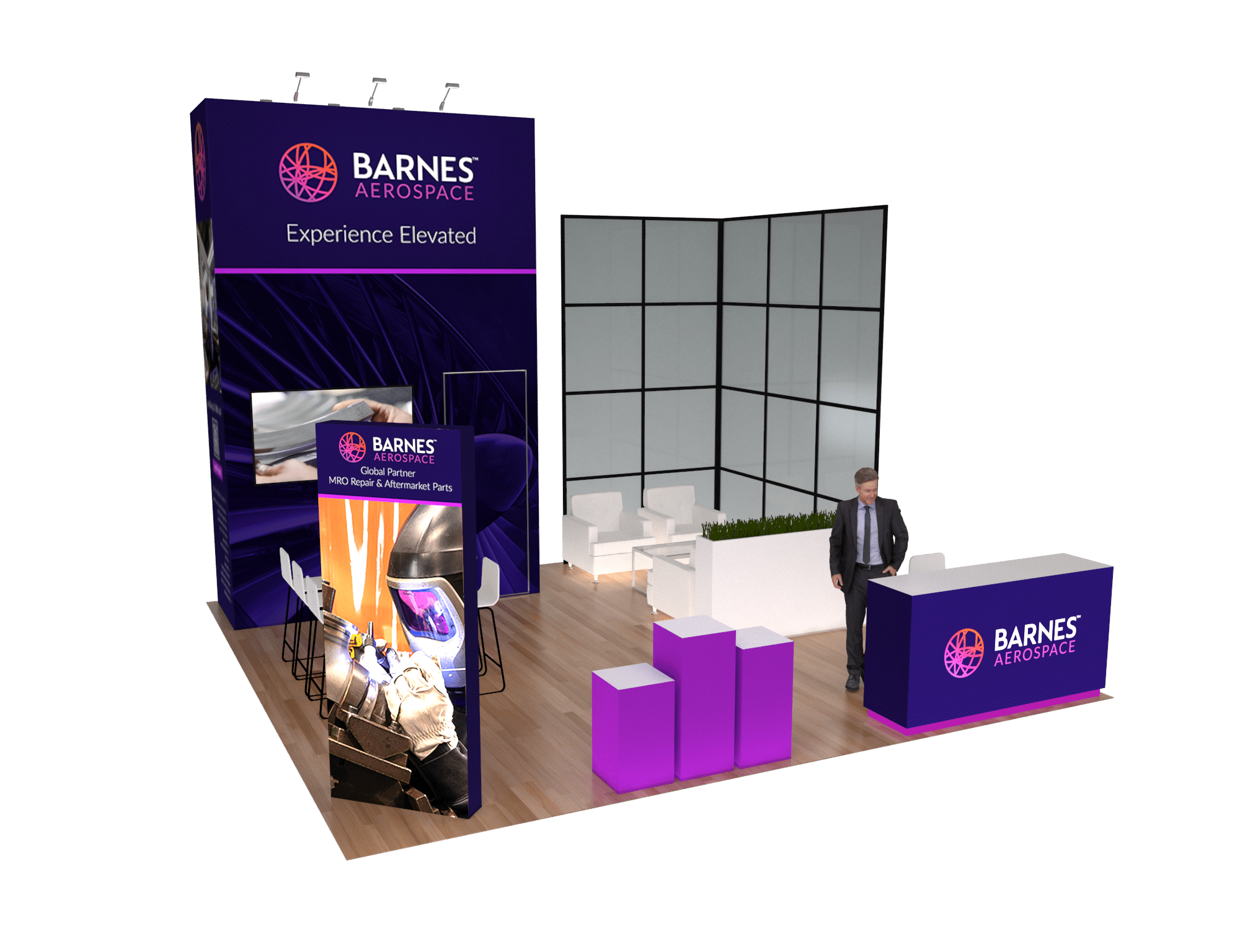 20x20 Trade Show Exhibit Rental — 20x20 Custom & Modular Exhibits exhibit rental in Las Vegas, catalog image 8