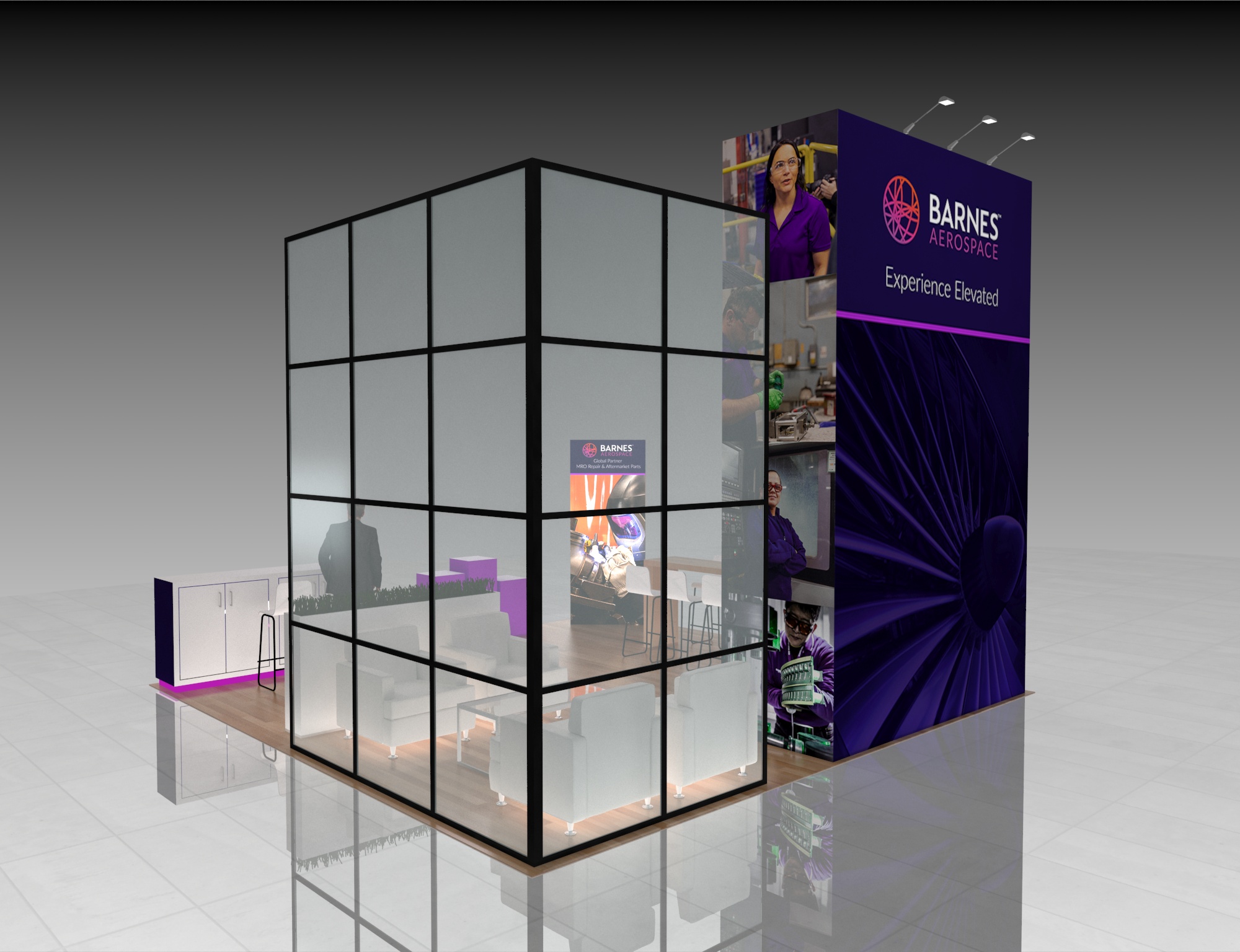 20x20 Trade Show Exhibit Rental — 20x20 Custom & Modular Exhibits exhibit rental in Las Vegas, catalog image 5