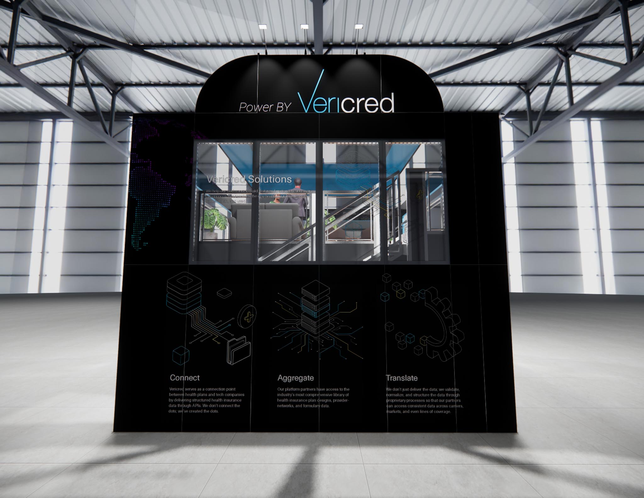 20x30 Double Deck Booth Rental – Retail Product Demo Layout — 20x30 20x30 Exhibit Rentals exhibit rental in Las Vegas, catalog image 8