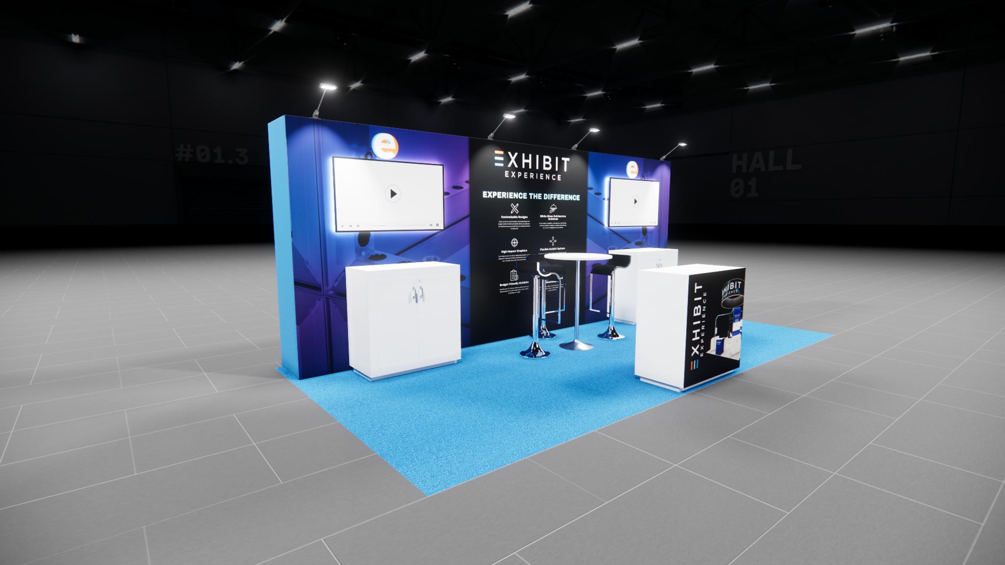 10 x 20 Affordable Trade Show Exhibit Rental Package – Option 5 — 10x20 10x20 Exhibit Rentals exhibit rental in Las Vegas, catalog image 2