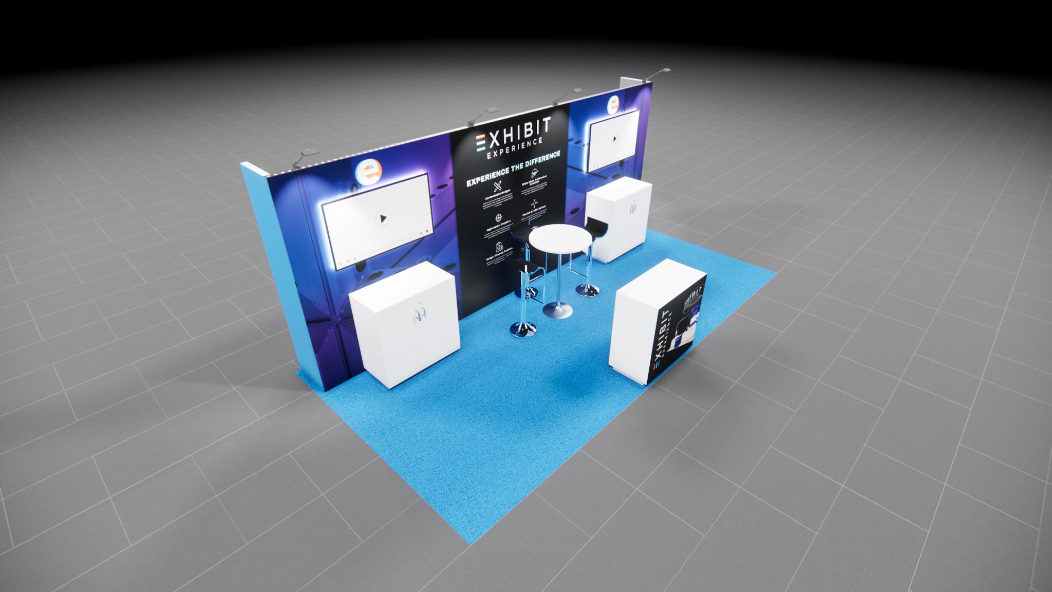10 x 20 Affordable Trade Show Exhibit Rental Package – Option 5 — 10x20 10x20 Exhibit Rentals exhibit rental in Las Vegas, catalog image 4